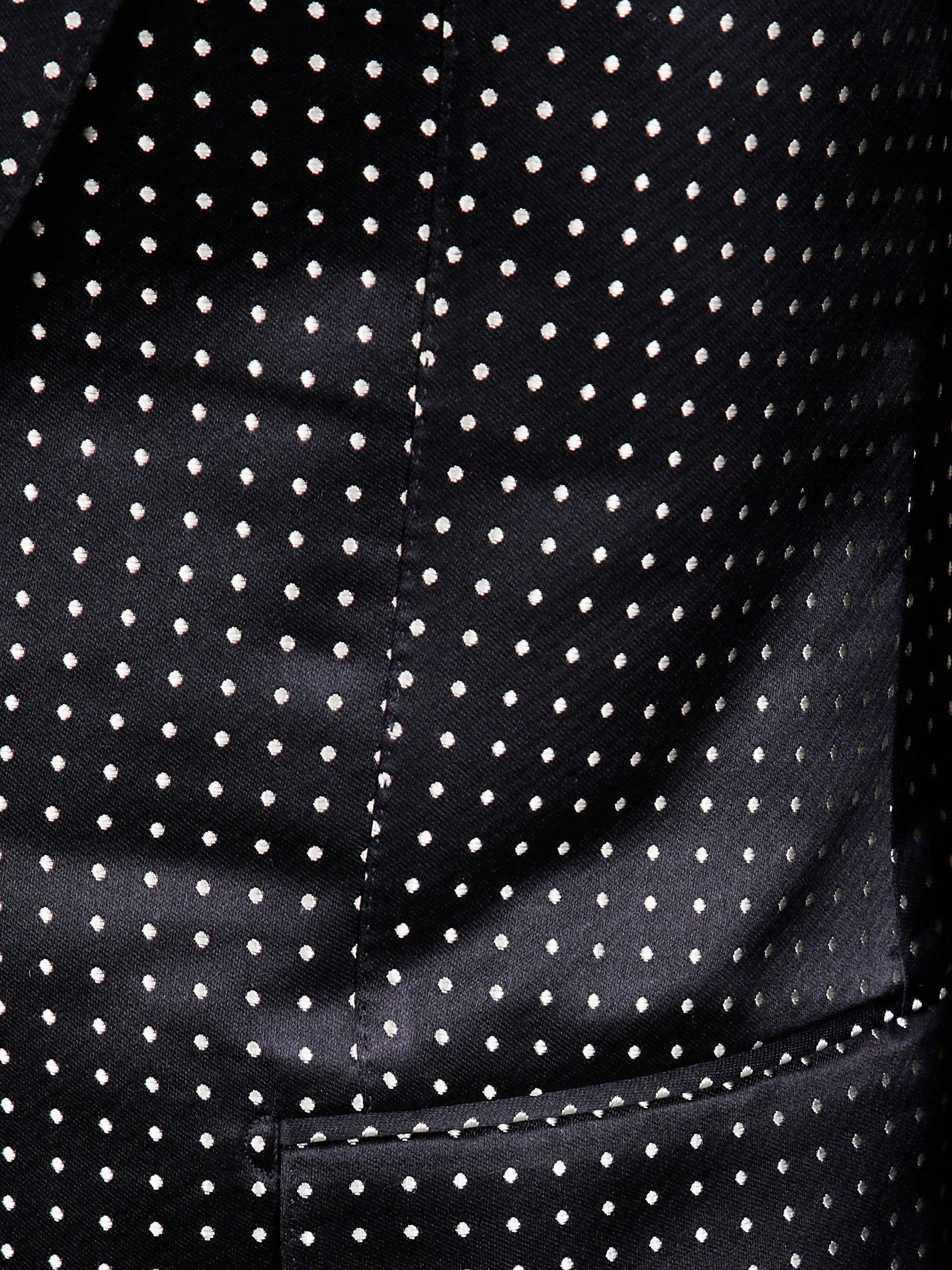 Tom Ford Women Jacquard Polka Dot Duchesse Single Breasted Jacket - 3
