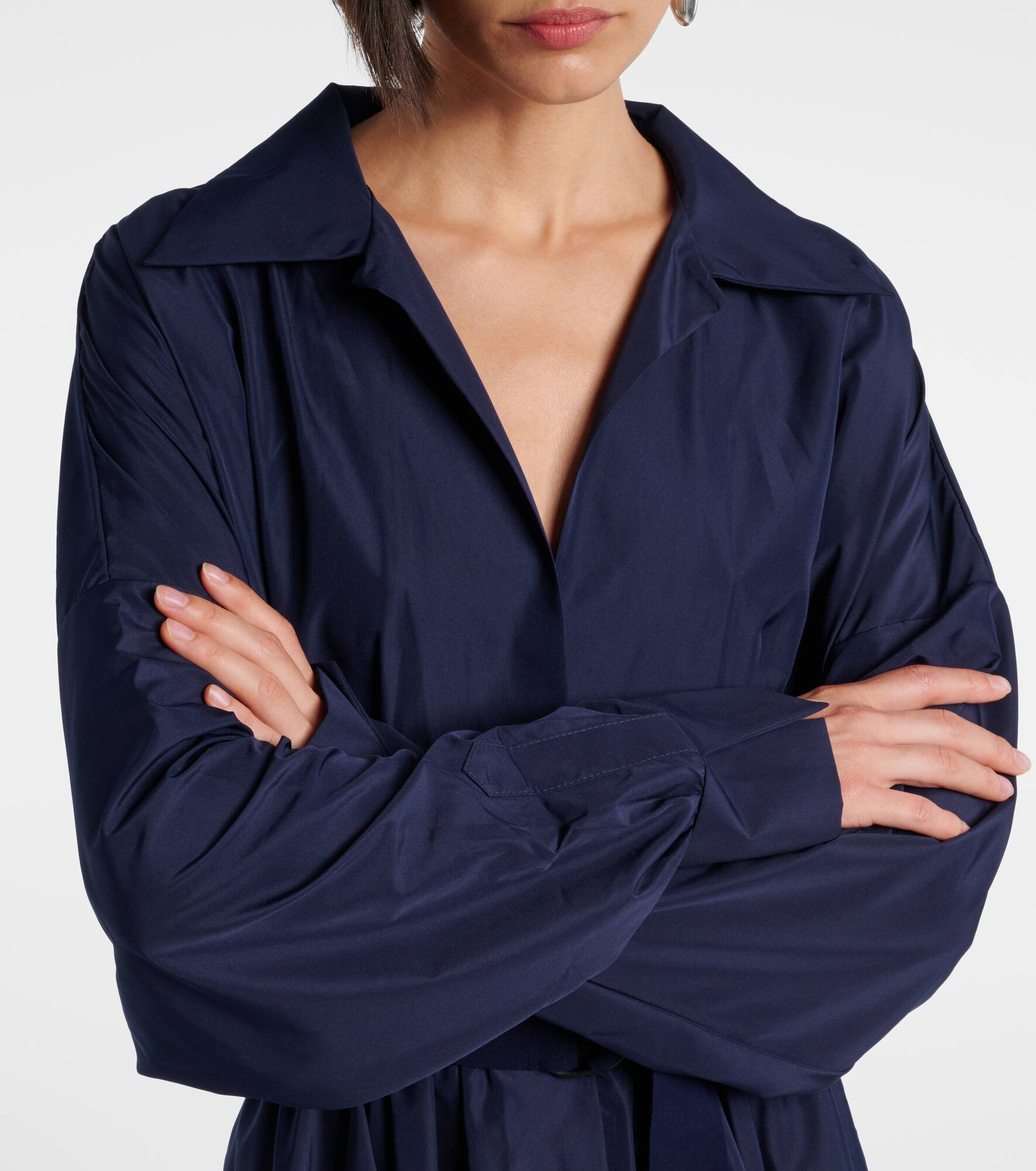 Oversized shirt dress - 4