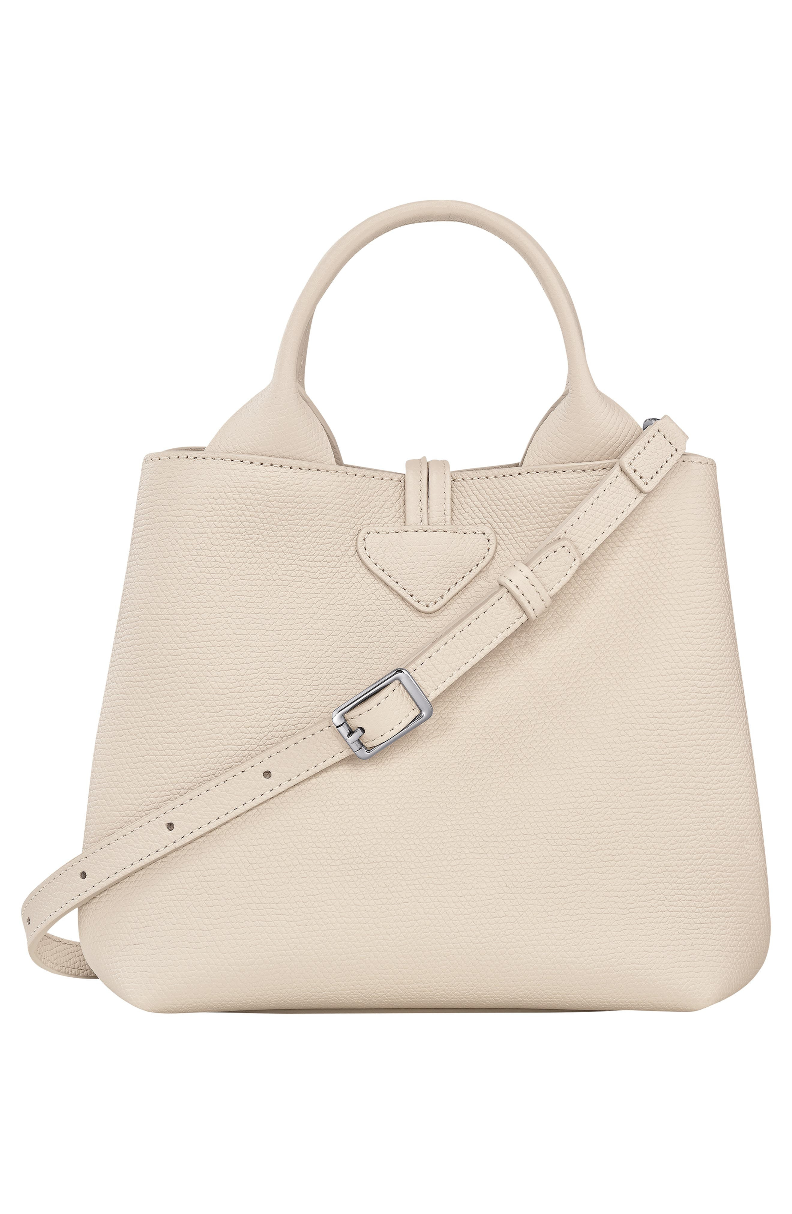 Longchamp Small Le Roseau Leather Tote in Paper at Nordstrom - 3