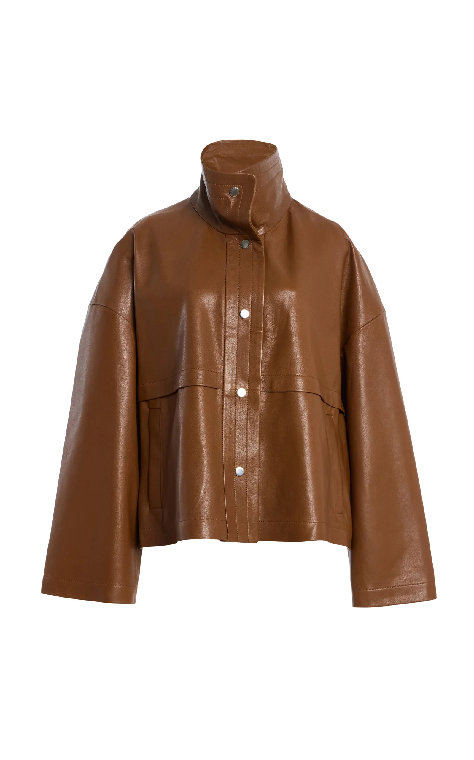 Park Leather Jacket brown - 1