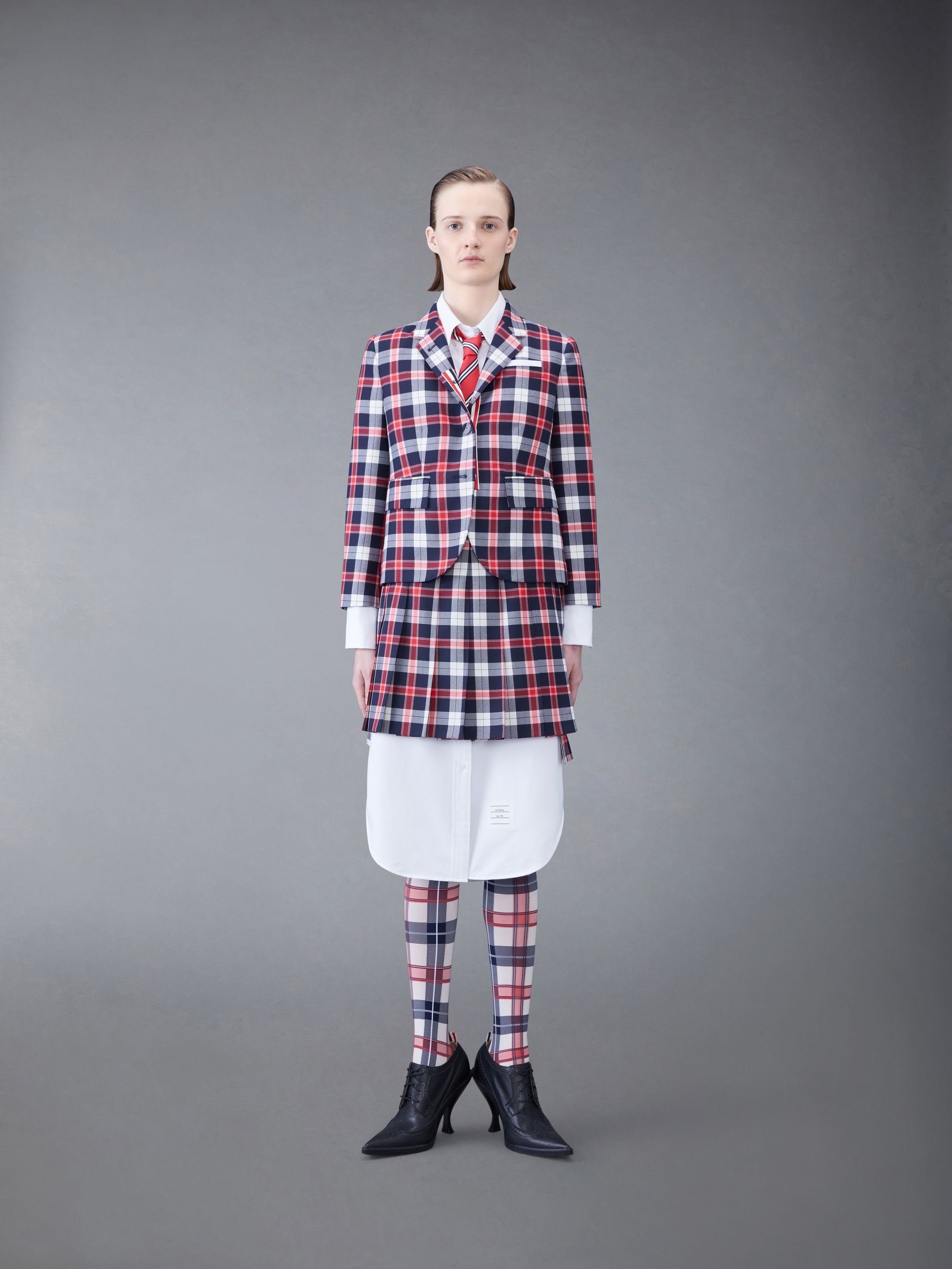 Tartan Twill High Armhole Sport Coat - 3