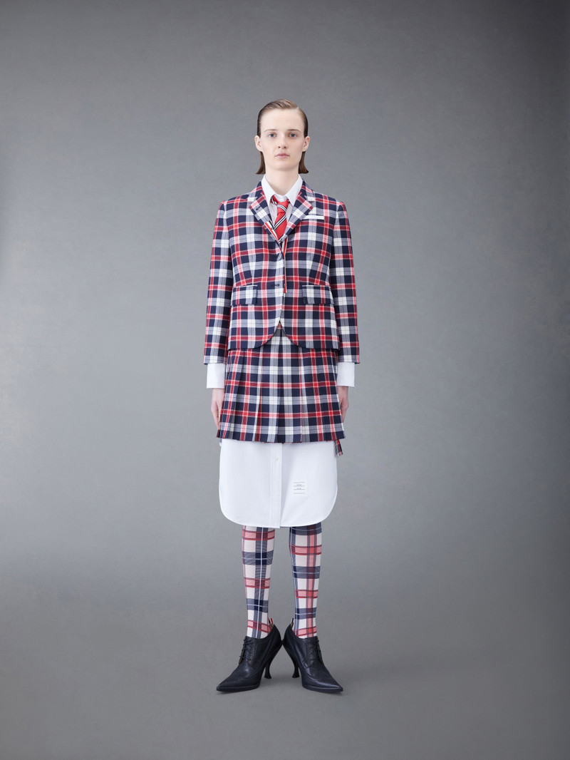 Tartan Twill High Armhole Sport Coat 3