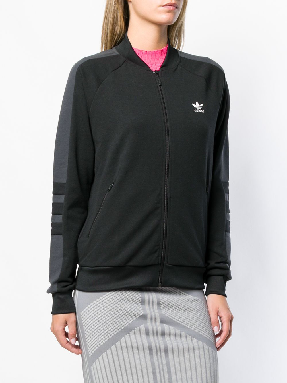stripe detail track jacket - 4