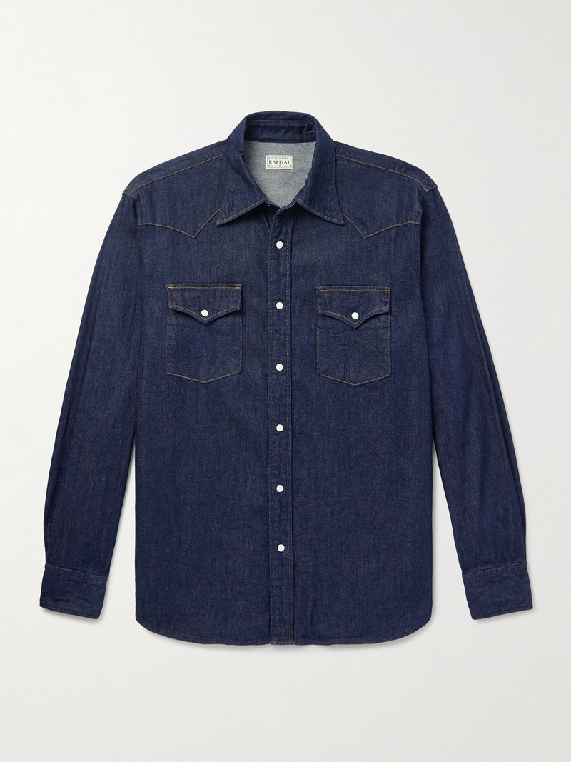 Husky Denim Western Shirt Blue 1