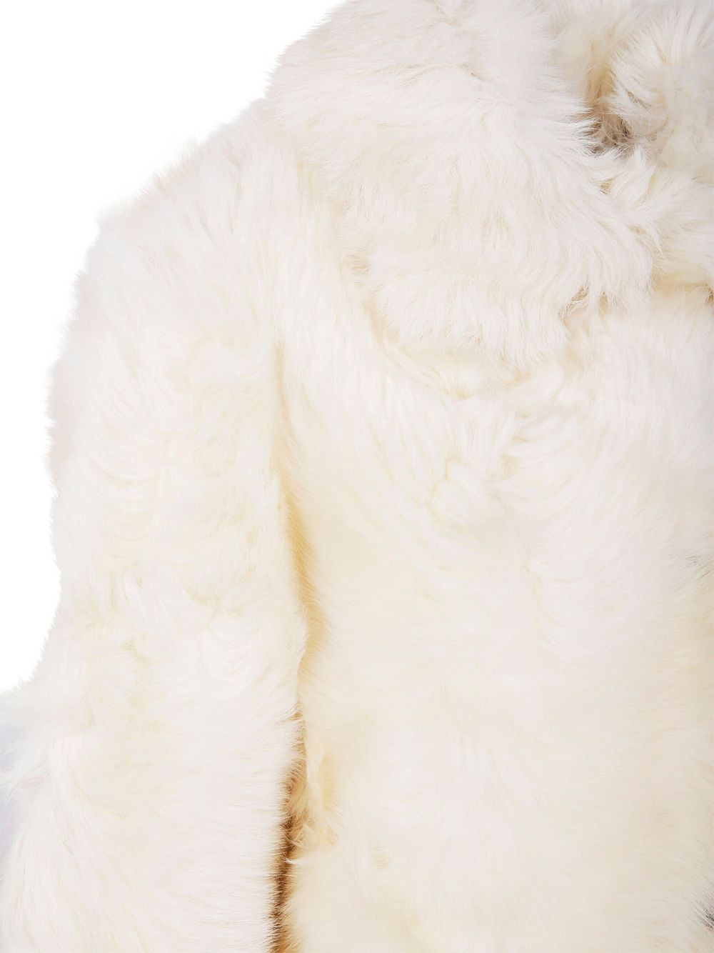 long-sleeved lamb-fur jacket - 3
