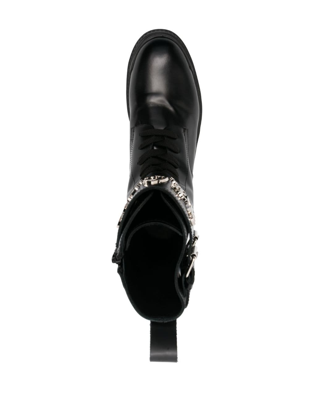 Gothic Plein leather ankle boots - 4