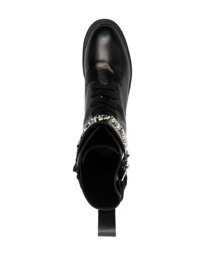 Gothic Plein leather ankle boots 4