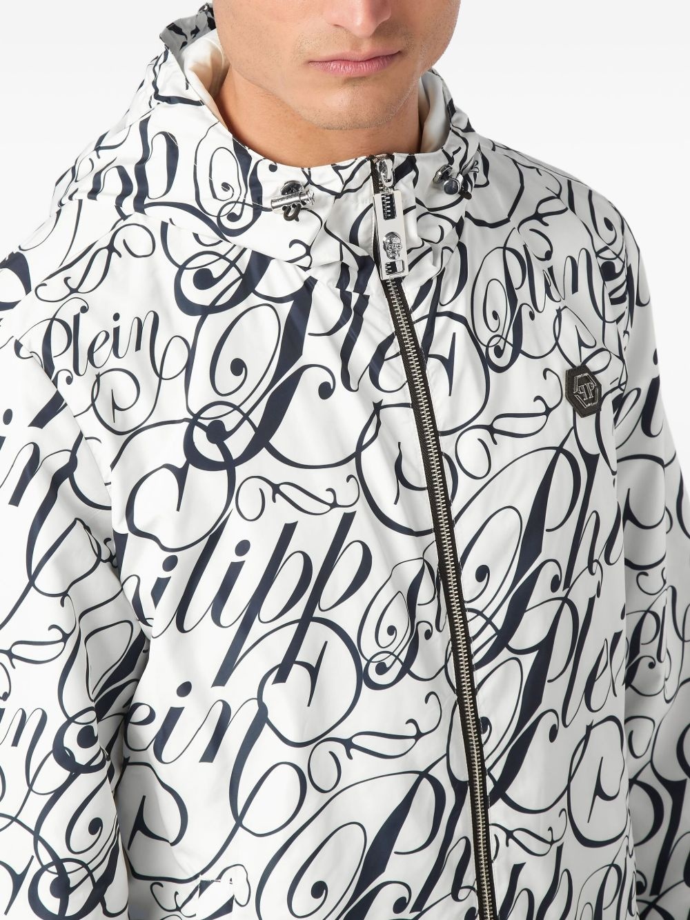 logo-print jacket - 5