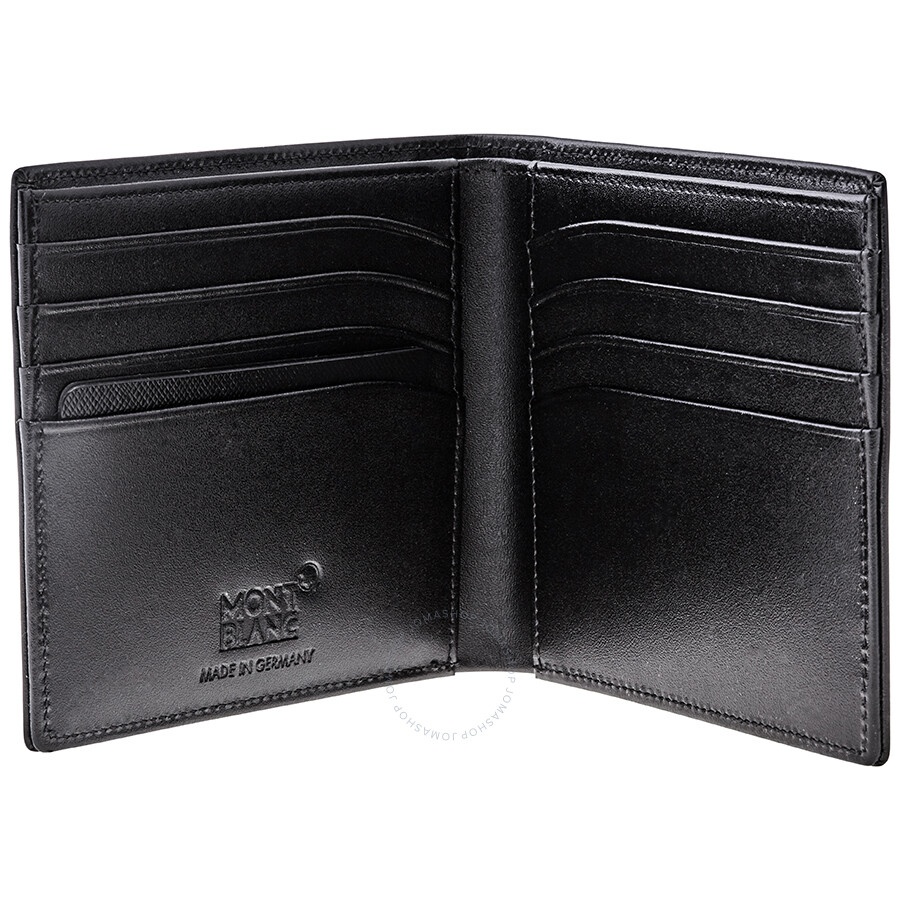 Montblanc Meisterstuck 8 CC Black Leather Wallet 7163 - 6