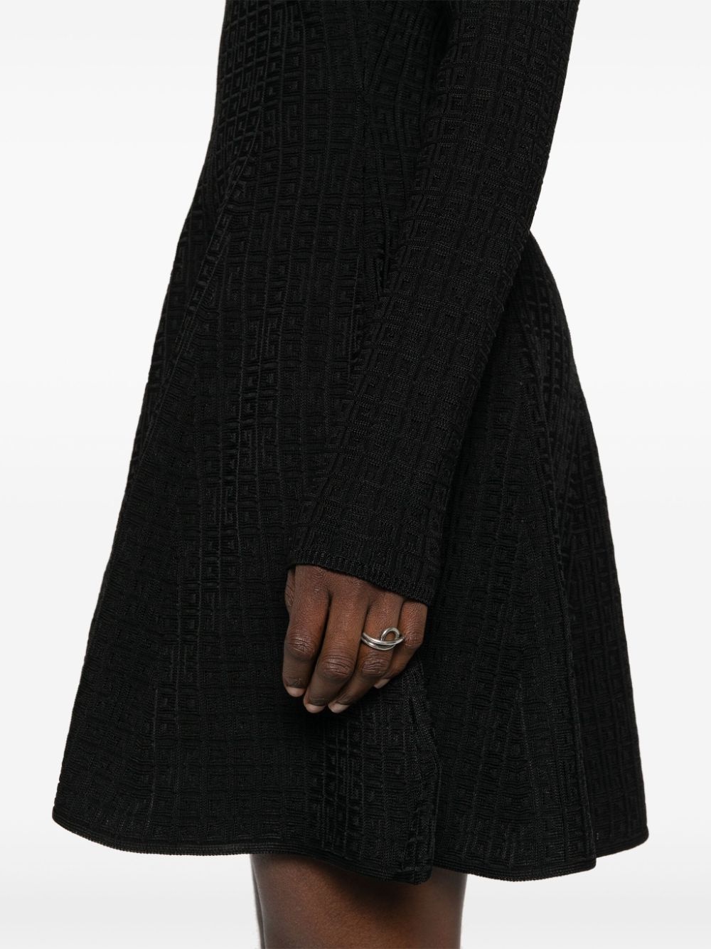 4G jacquard mini dress - 5