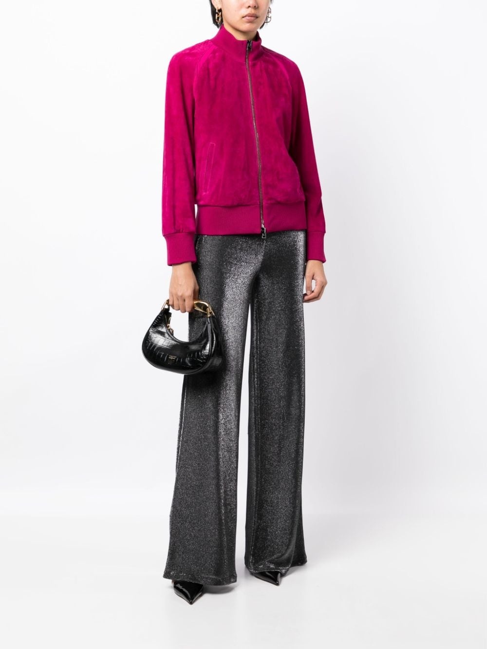 velvet track jacket - 2