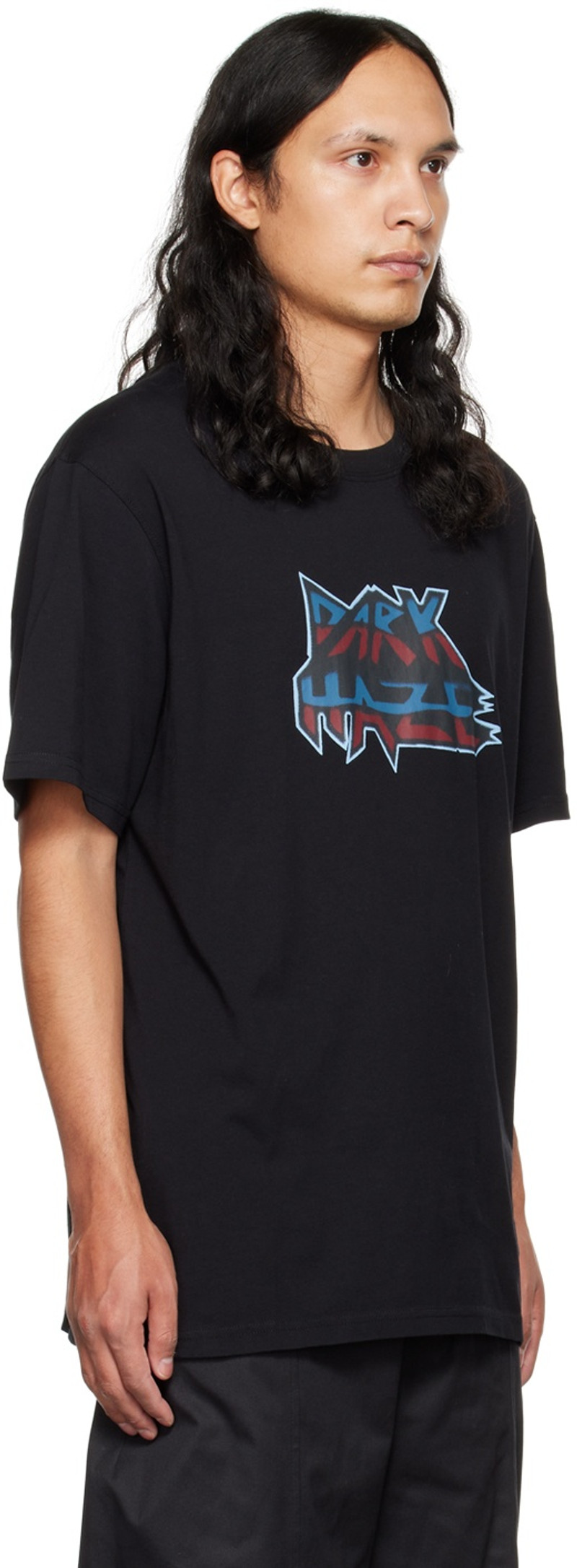 NICHOLAS DALEY Black Dark Haze T-Shirt outlook