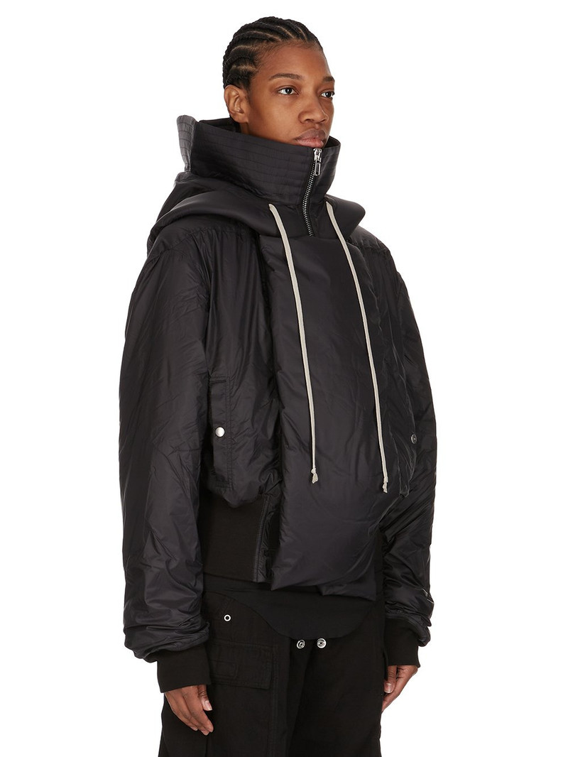 Black Concordians Cropped Alice Bomber Jacket 3