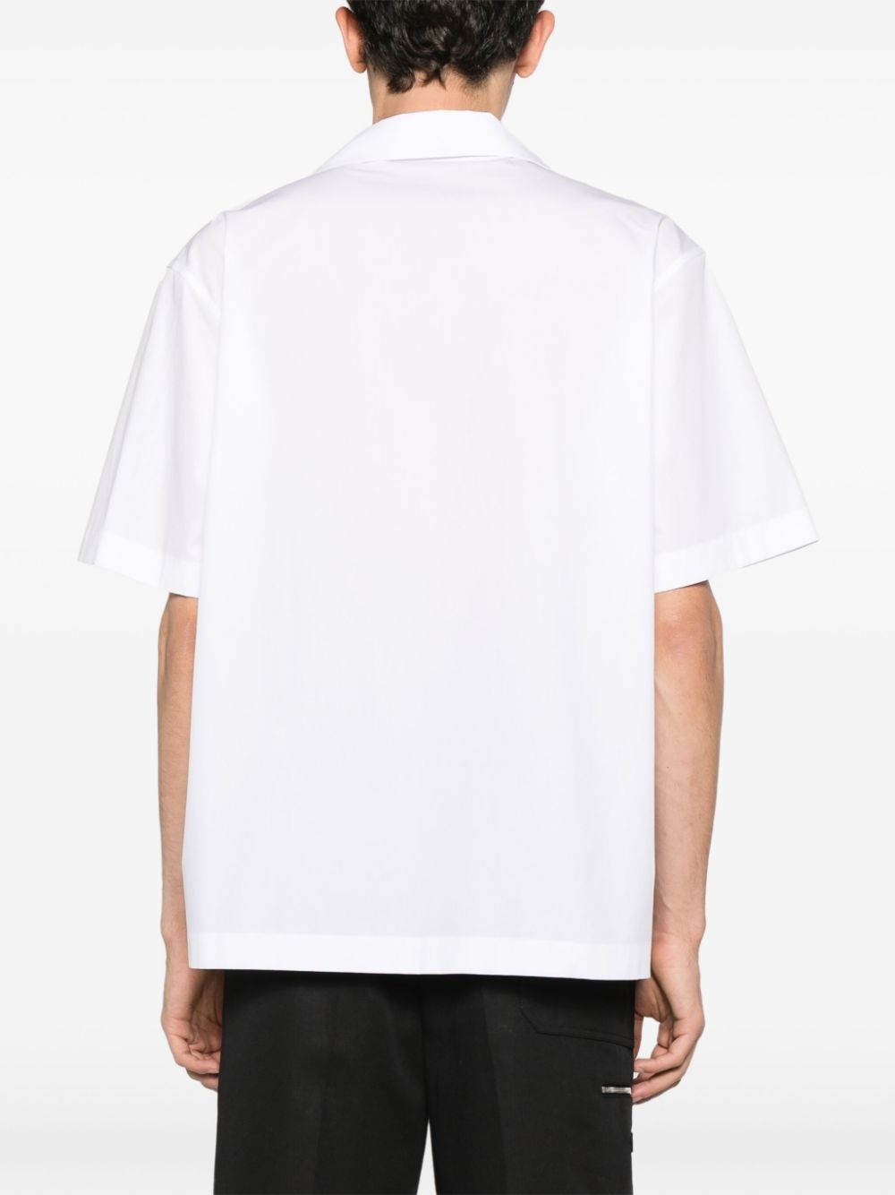 V-logo cotton shirt - 4