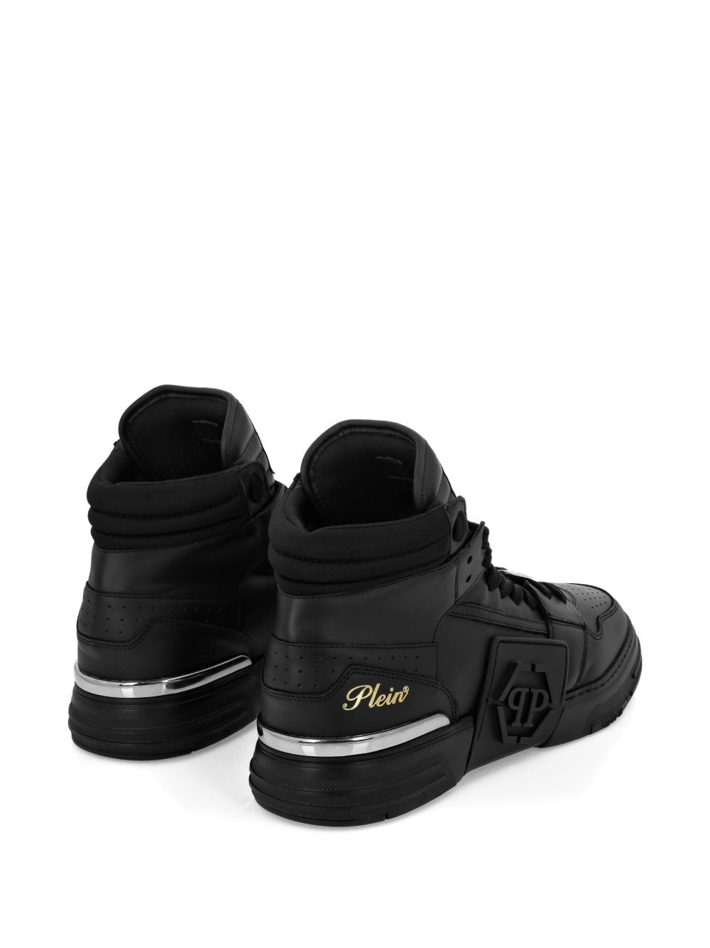 Hexagon hi-top sneakers - 4