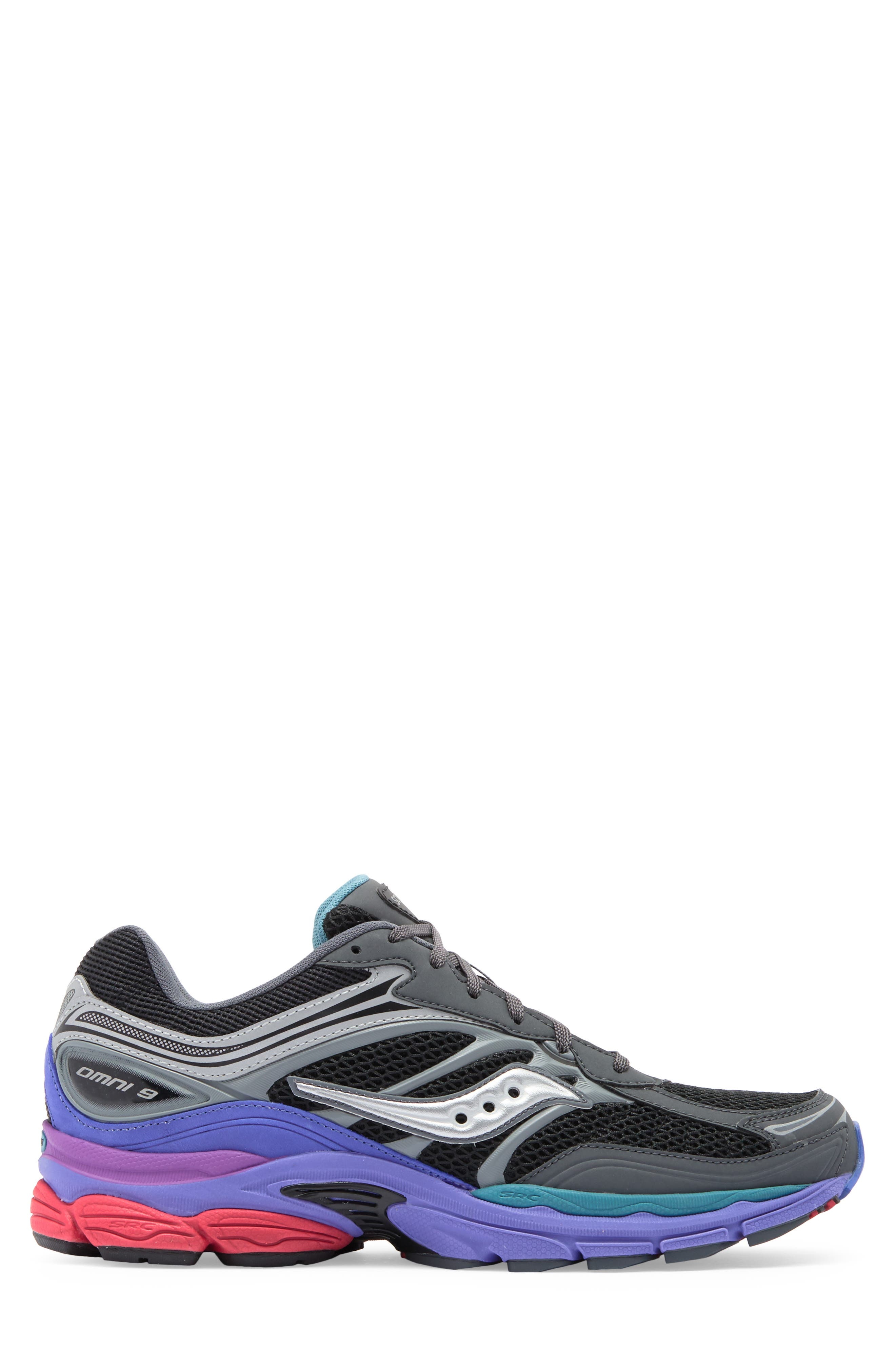 Saucony ProGrid Omni 9 Sneaker in Black/Multi- Galaxy at Nordstrom - 3