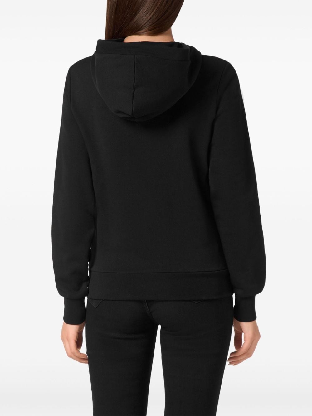 logo plaque hoodie - 4