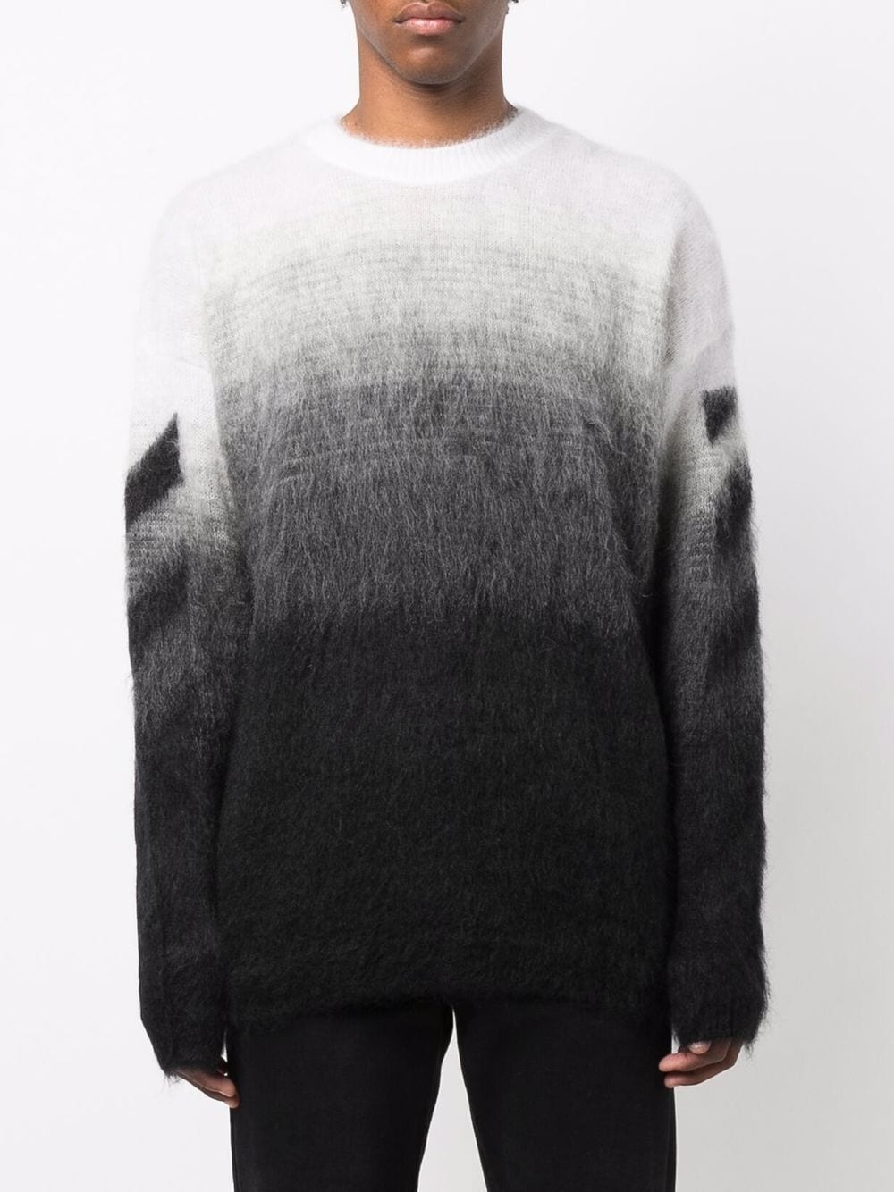 brushed gradient-effect jumper - 3