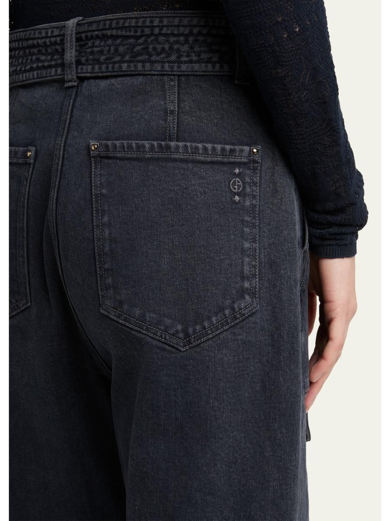 Tapered Stretch Denim Jeans 5