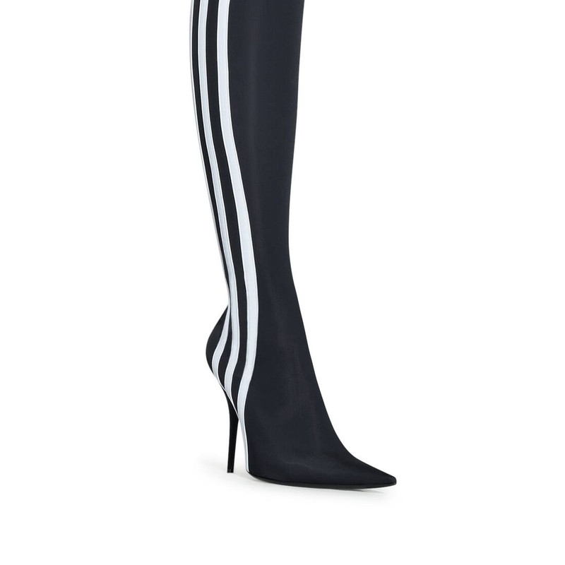 Women's Balenciaga / Adidas Knife 110mm Over-the-knee Boot in Black 6