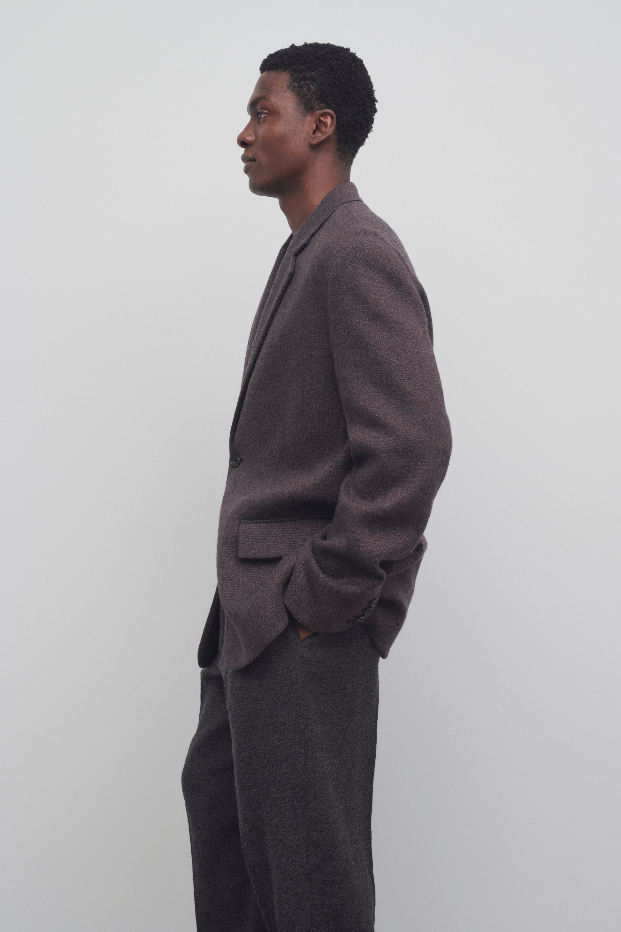 Eligio Jacket in Linen and Wool - 4