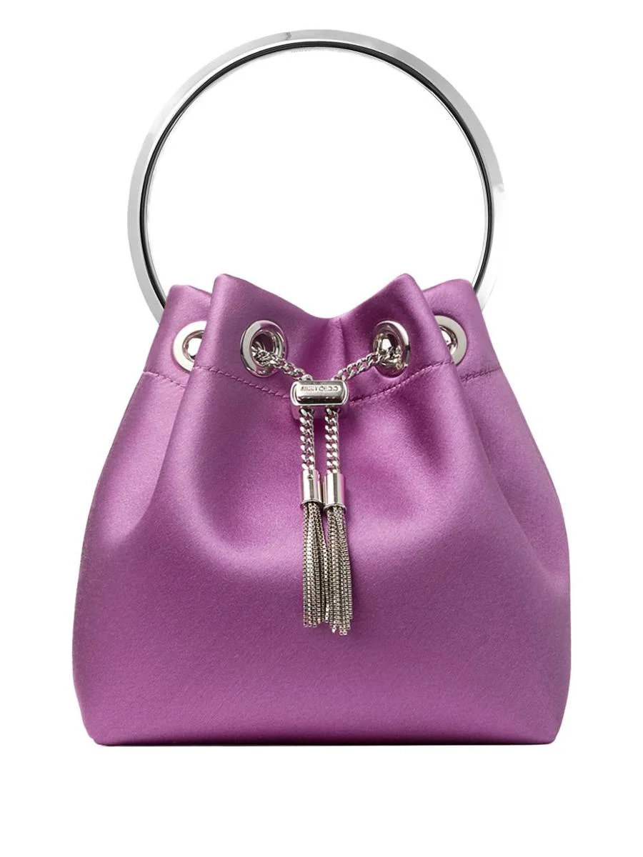 Jimmy Choo Bon Bon Leather Bucket Bag - 1