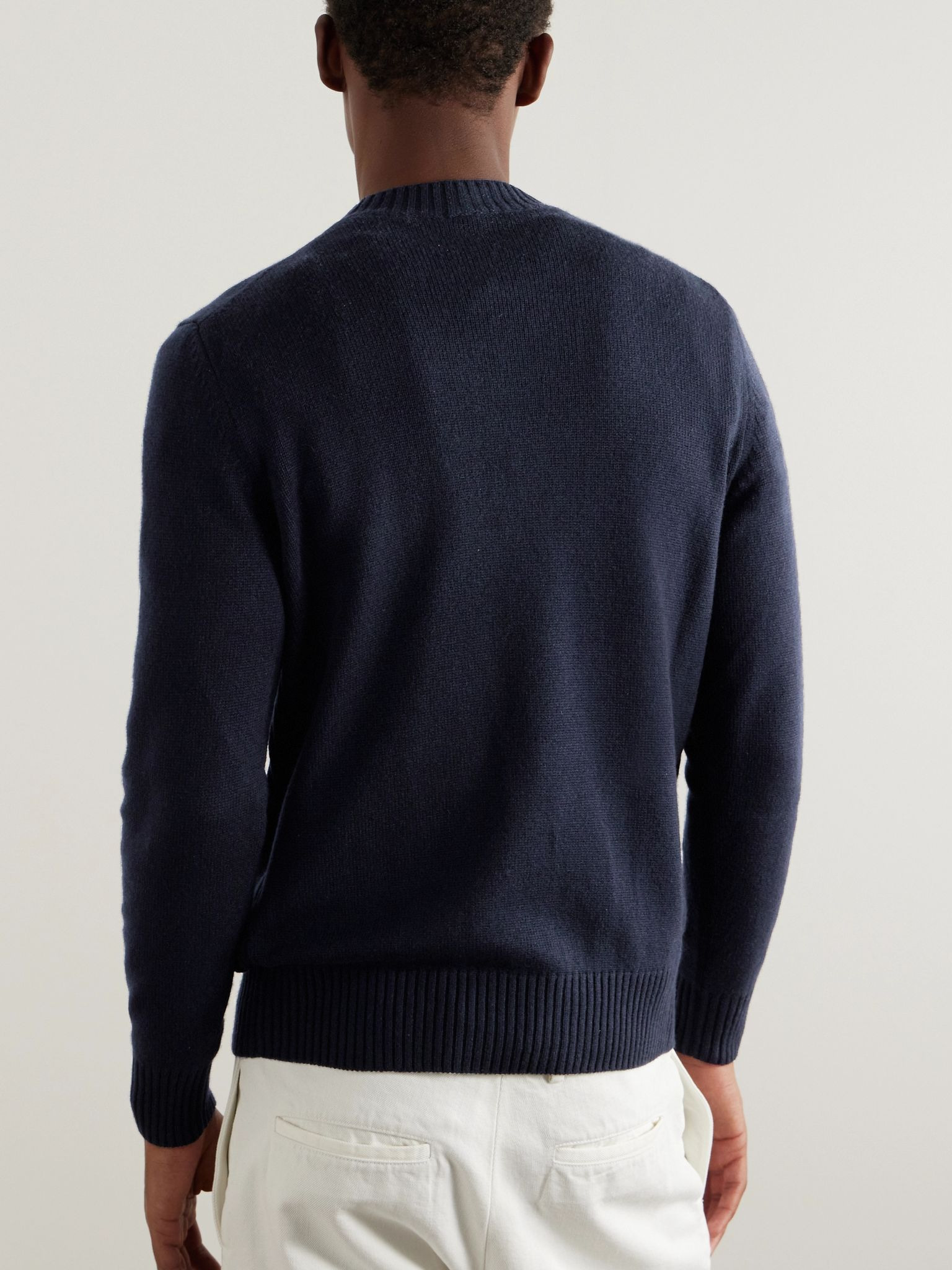 Parksville Baby Cashmere Sweater Navy - 4