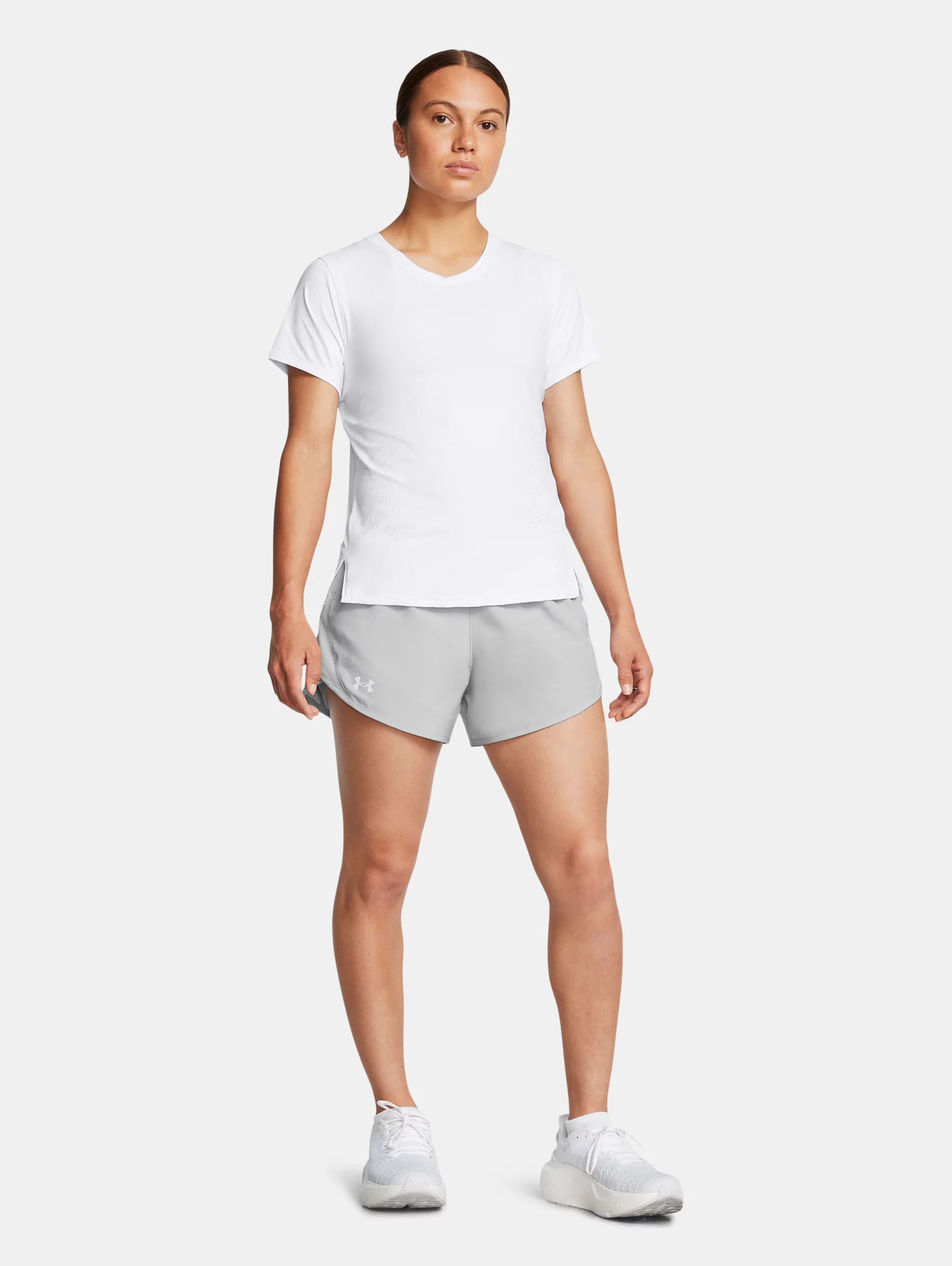 Women's UA Fly-By Heather 3" Shorts - 5