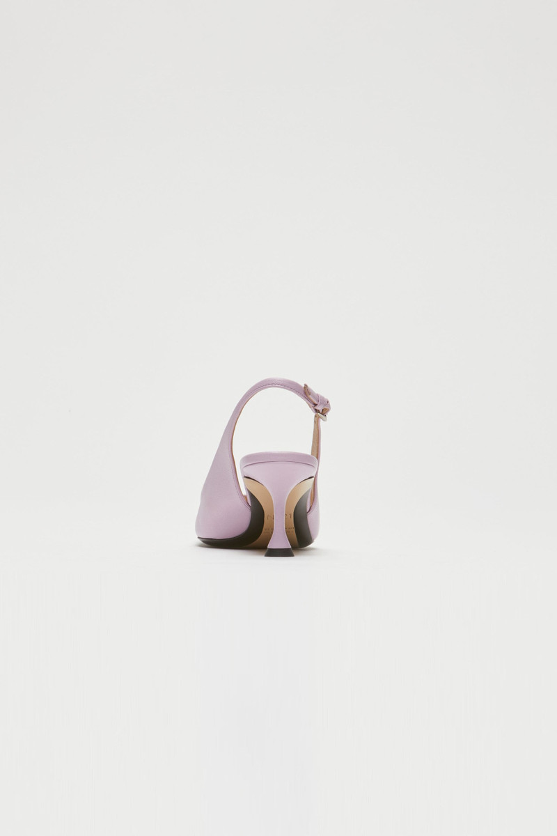 N°21 LOGO-PRINT SLINGBACK PUMPS outlook