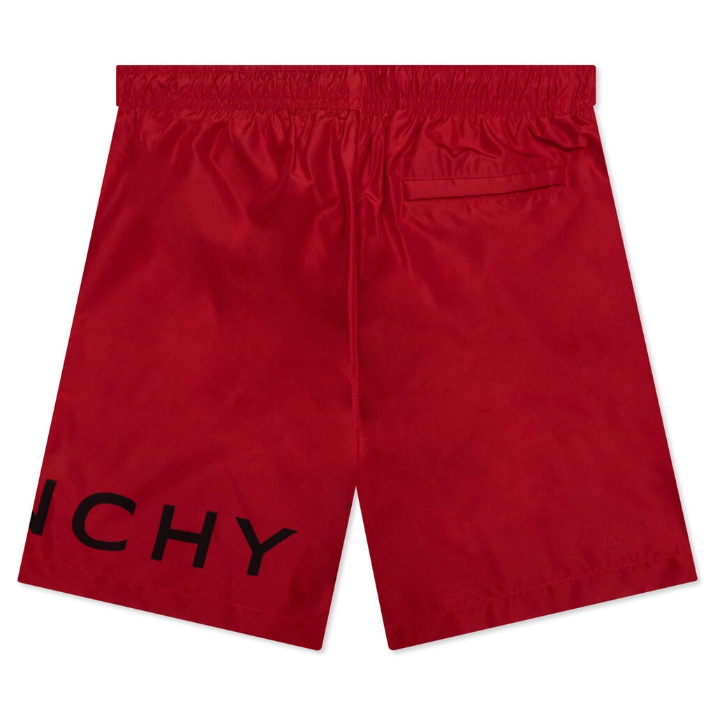 4G LONG SWIM SHORTS - VERMILLON - 2