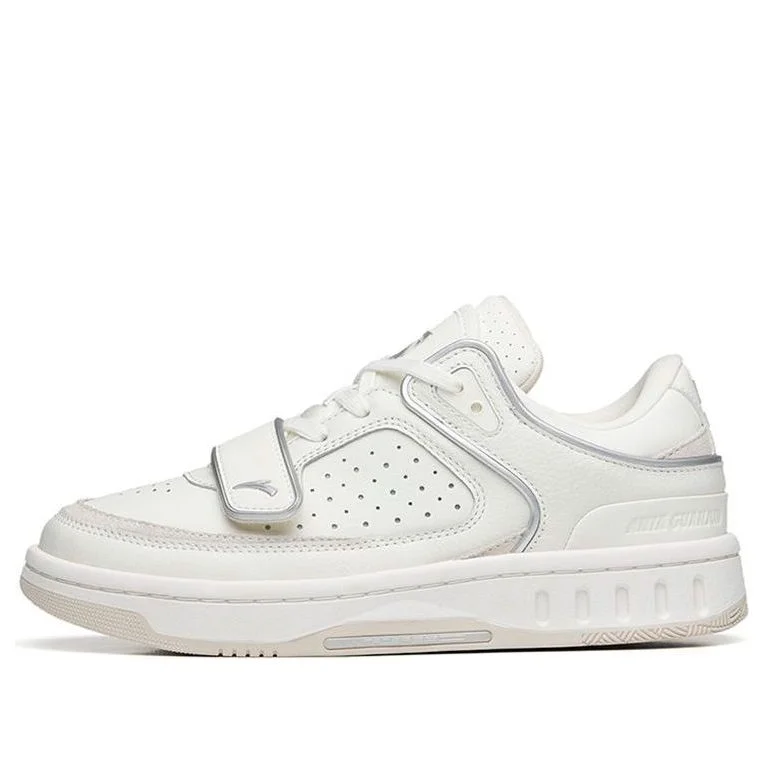 (WMNS) ANTA Skateboarding Series Sneakers 'White Silver' 122238015A-3 - 1