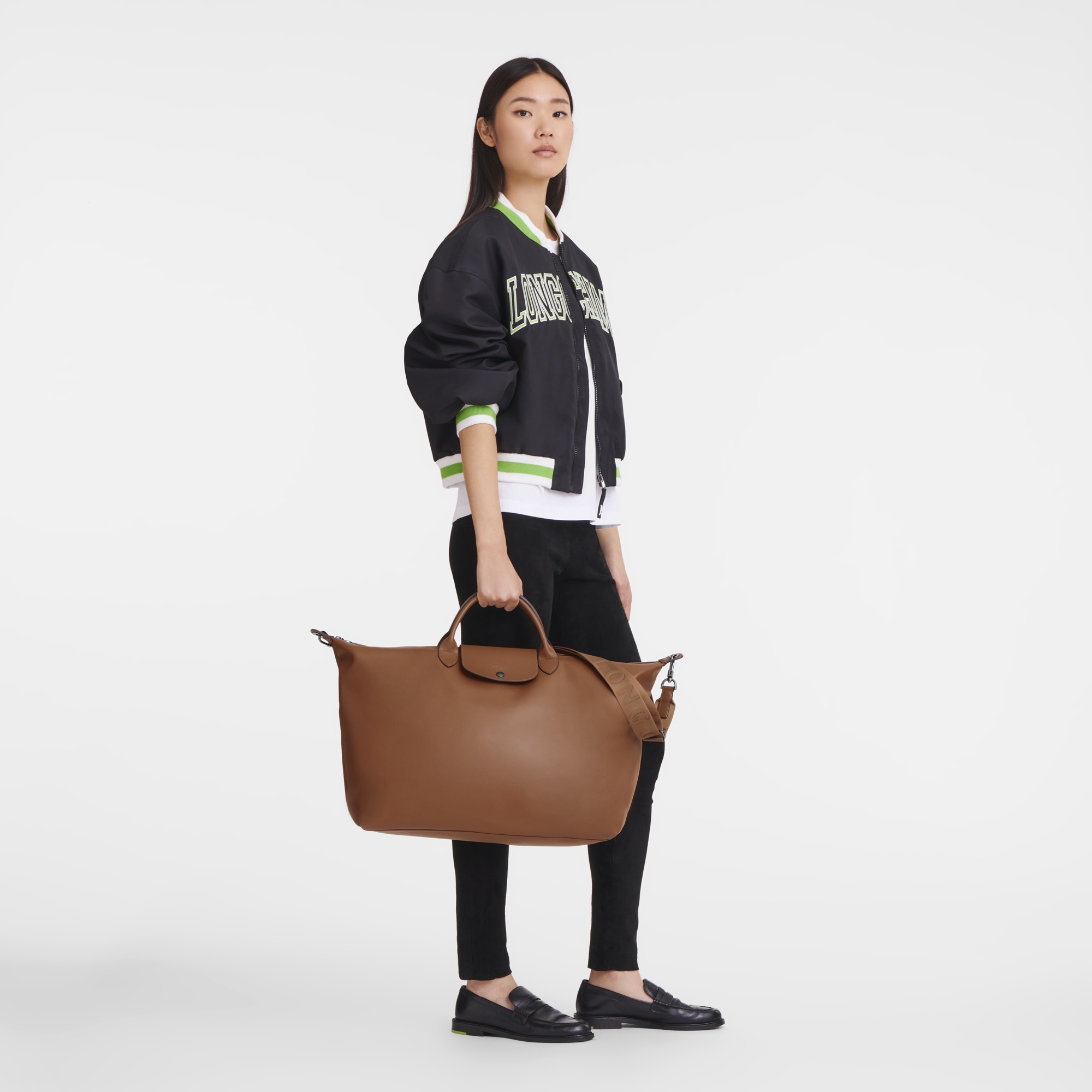 Le Pliage Xtra S Travel bag Cognac - Leather - 2