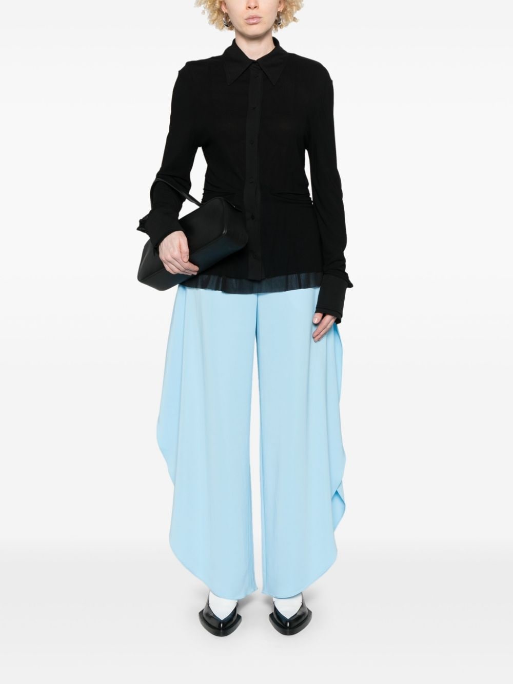 crepe shirt - 2