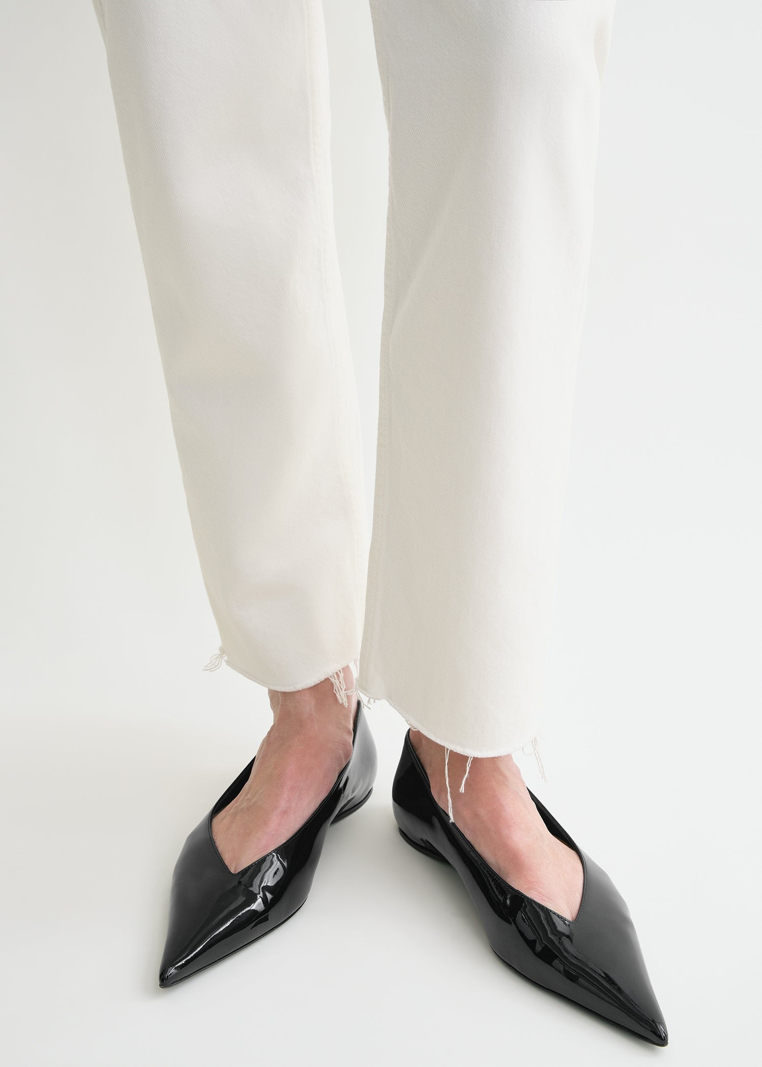 Classic cut denim off-white - 5