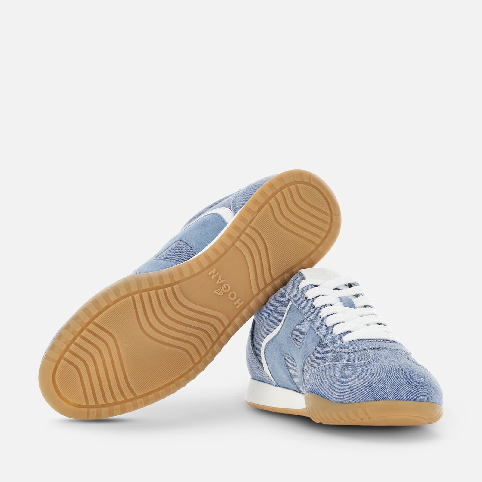 スニーカー HOGAN HOGAN OLYMPIA SNEAKERS Hogan Olympia-Z suede and tweed sneakers Hogan