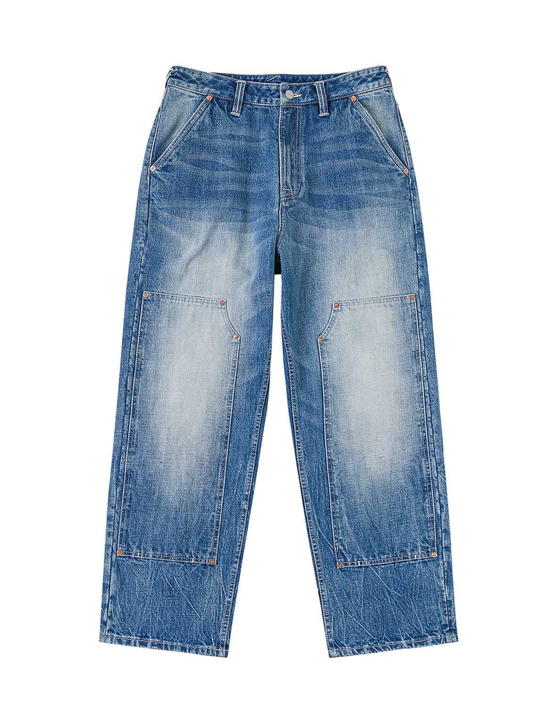 EVISU Seagull Print Double Knee Jeans outlook