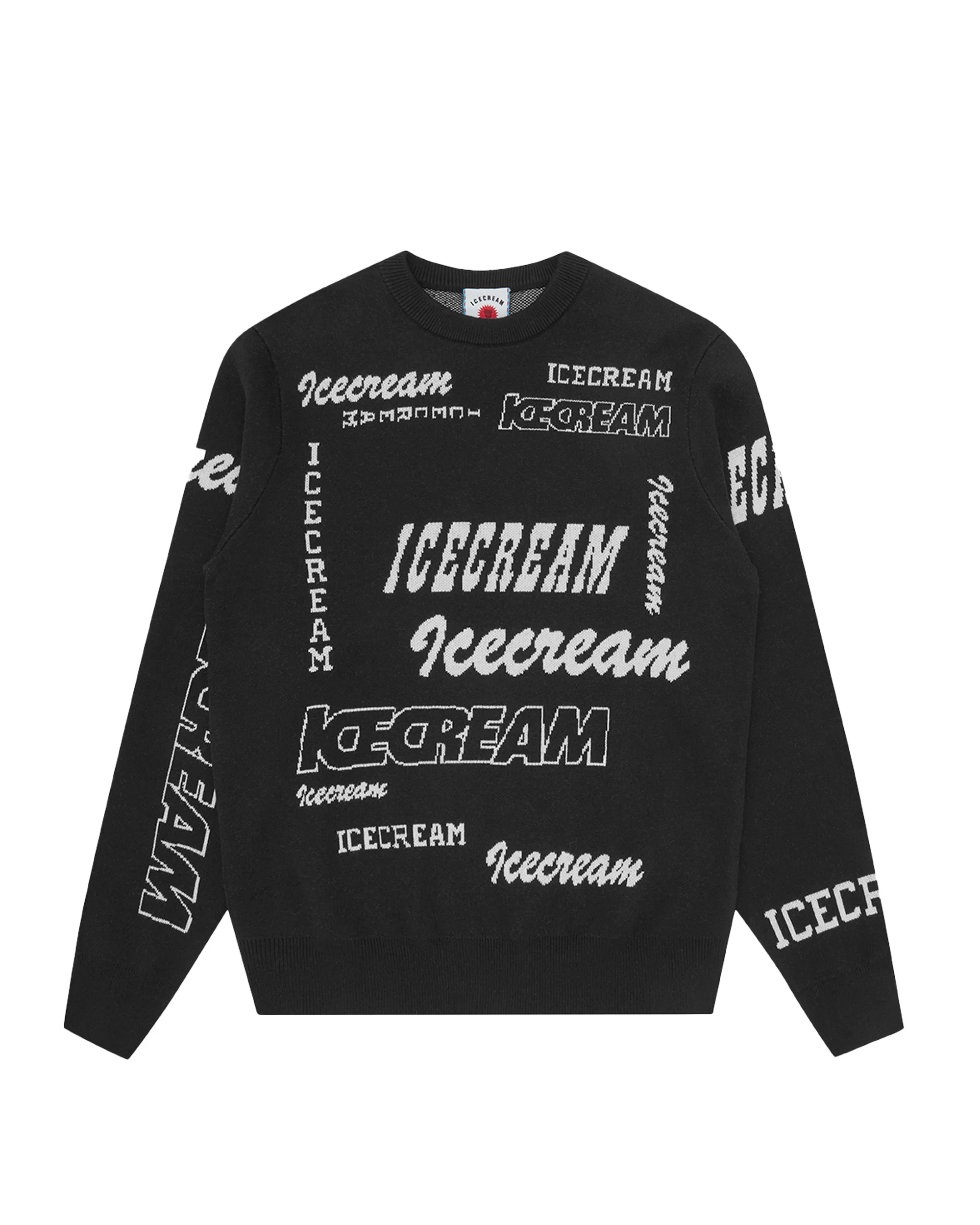 MULTI LOGO KNIT CREWNECK - 1