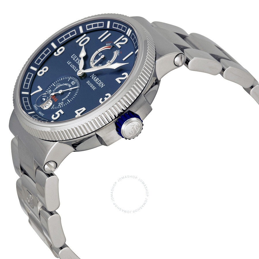 Ulysse Nardin Marine Automatic Blue Dial Stainless Steel Men's Watch 1183-126-7M-63 - 2