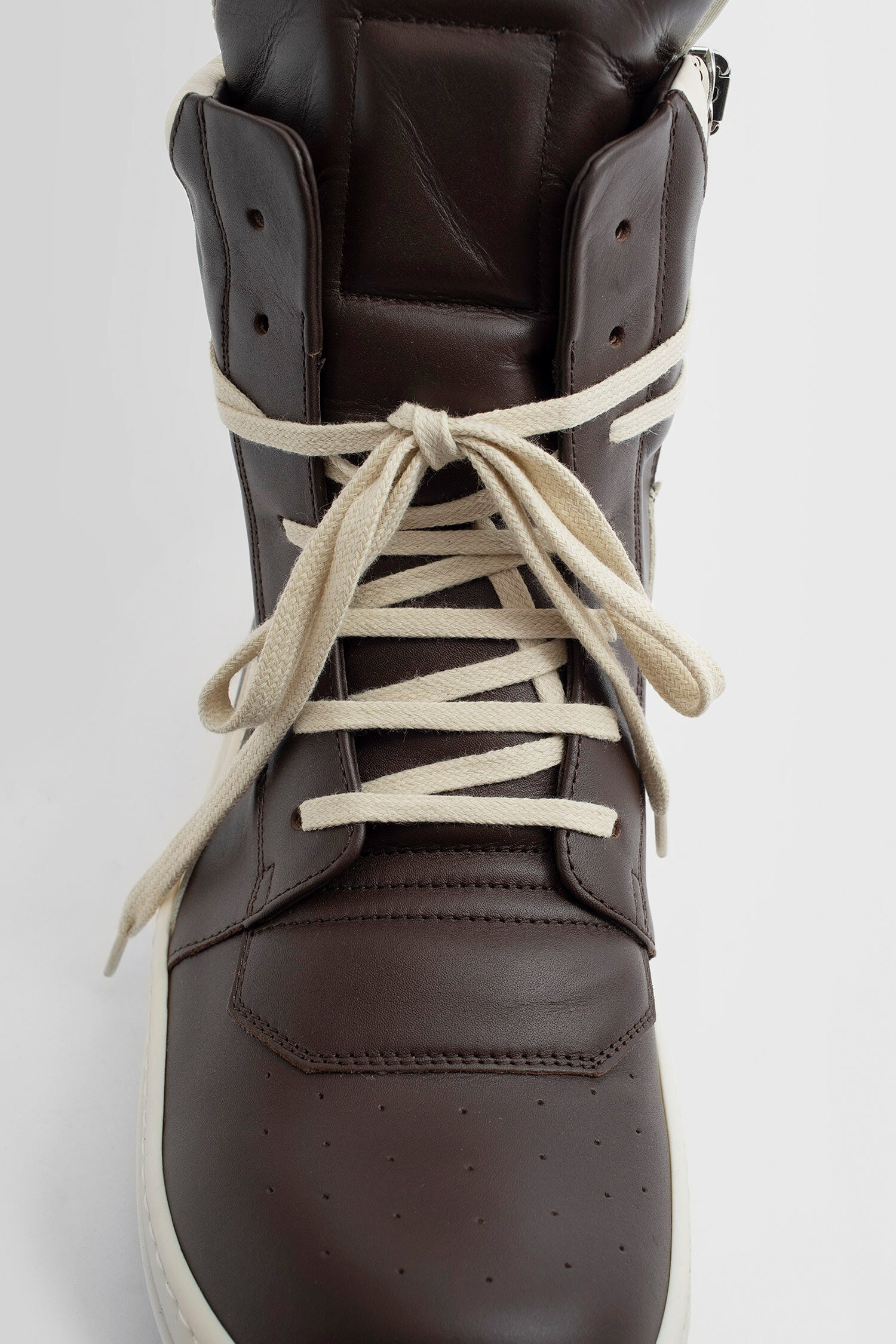 RICK OWENS MAN BROWN SNEAKERS - 5