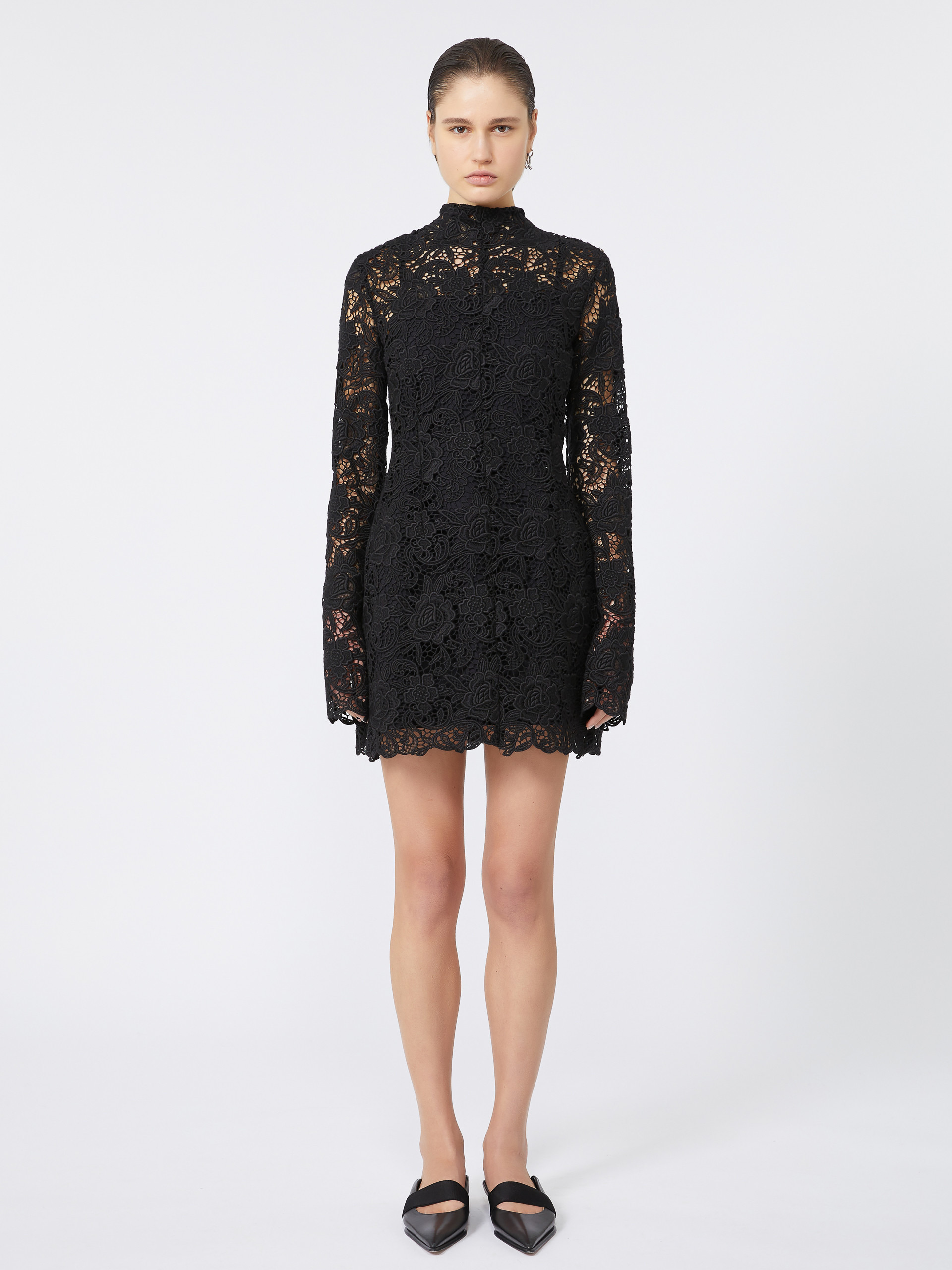 TEFRITE05 Short floral macramé dress - KLEPSYDRA CAPSULE - 3