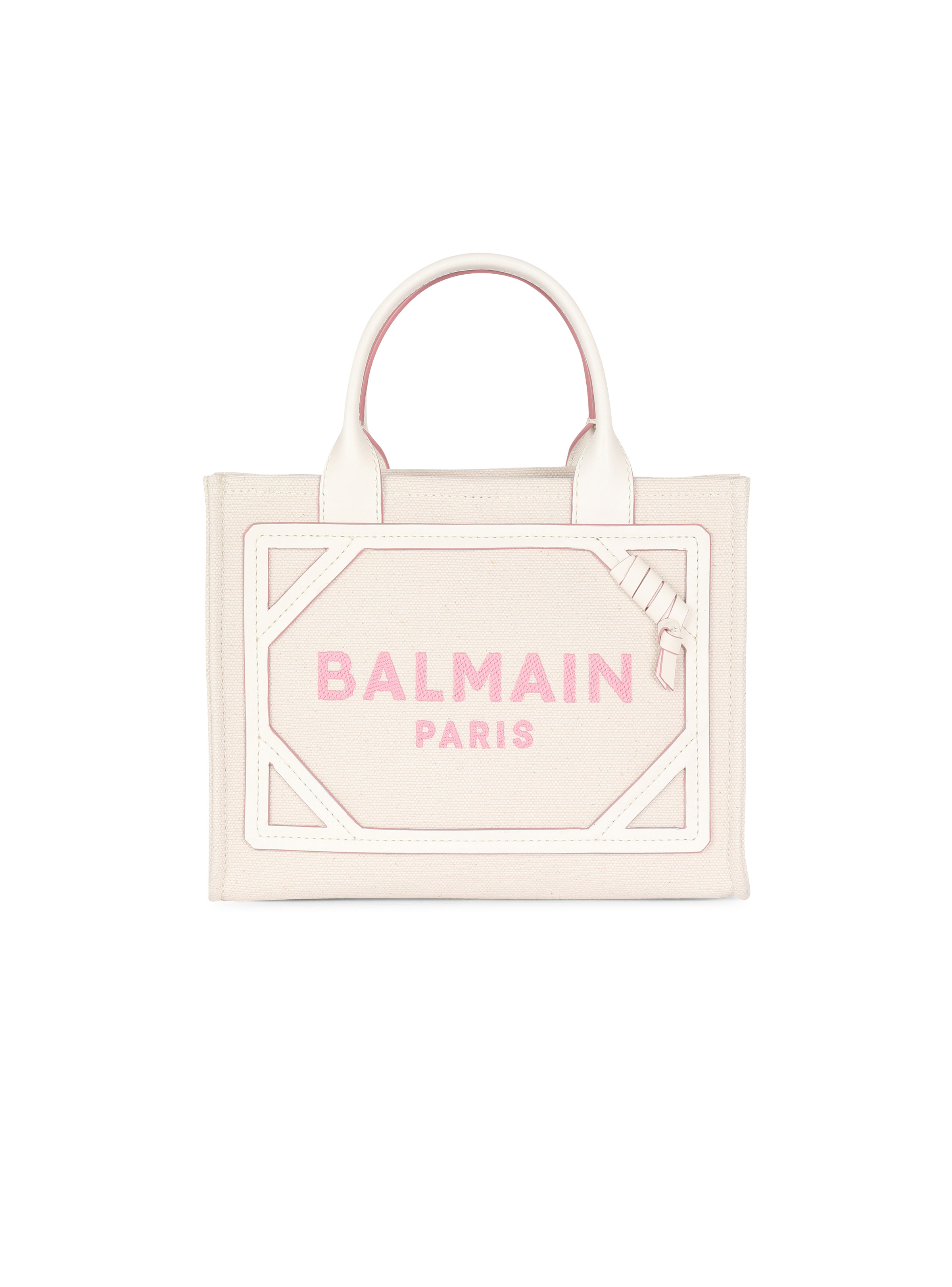 B-Army small canvas bag with leather details - 1