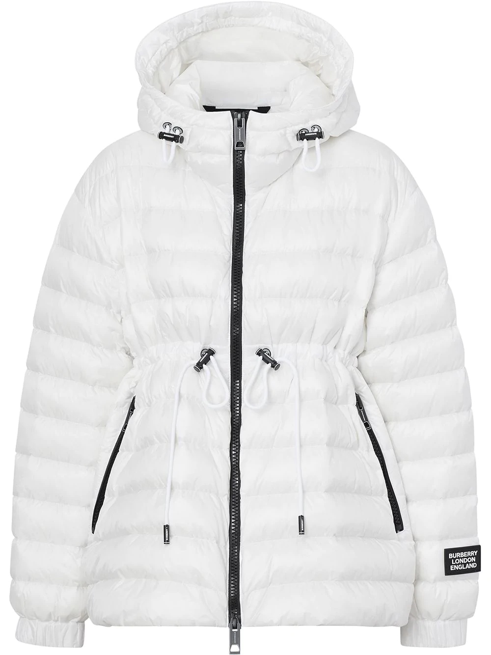 hooded puffer jacket - 1