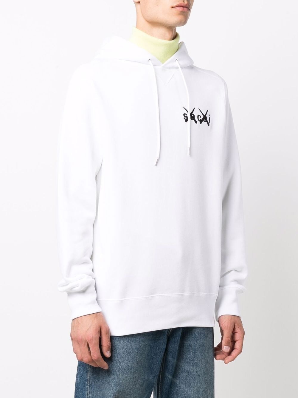 logo long-sleeve hoodie - 3