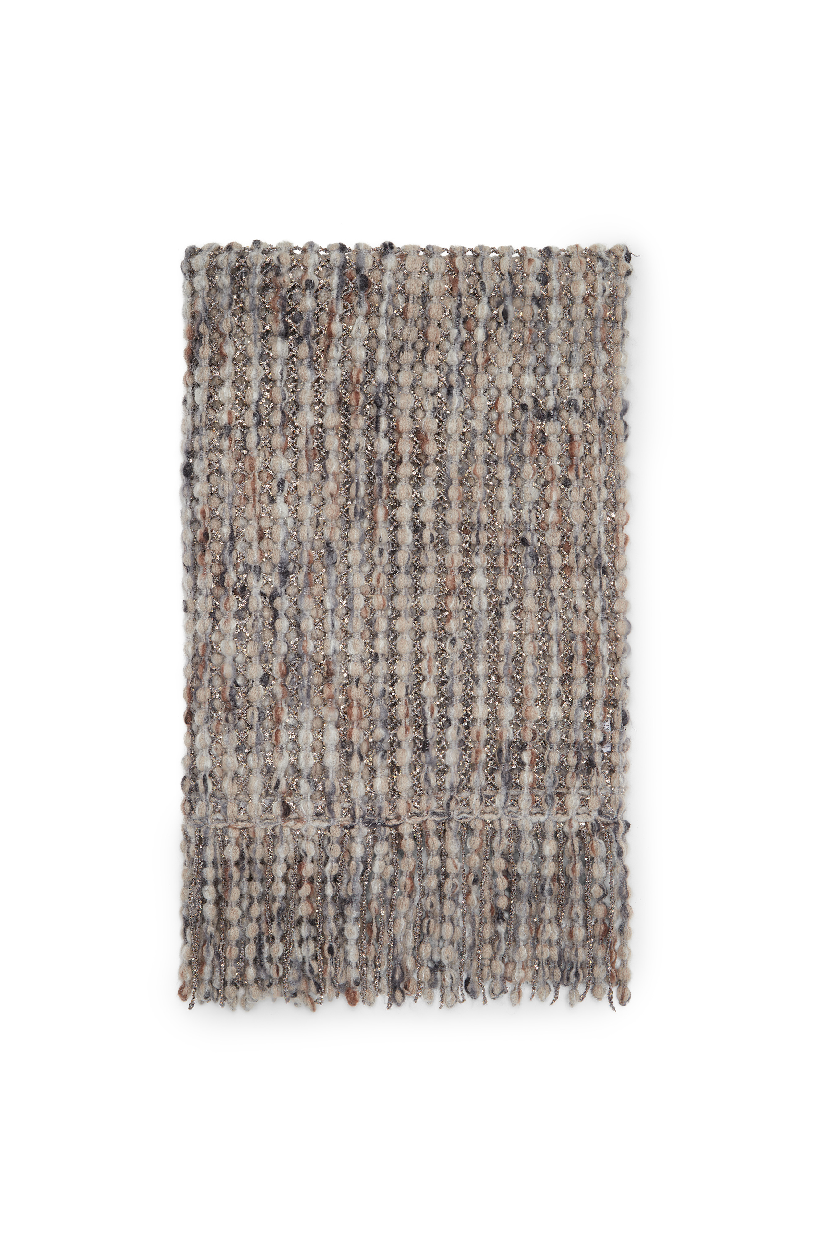 Brunello Cucinelli Balloon Net knit scarf in Anthracite at Nordstrom - 1