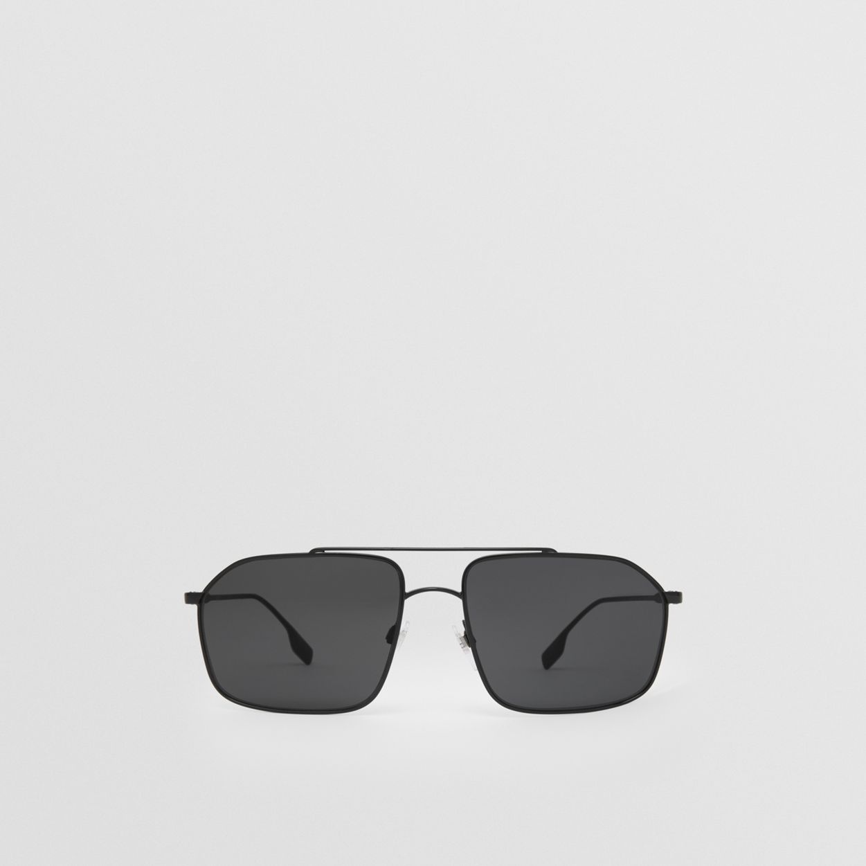 Icon Stripe Detail Navigator Sunglasses - 1