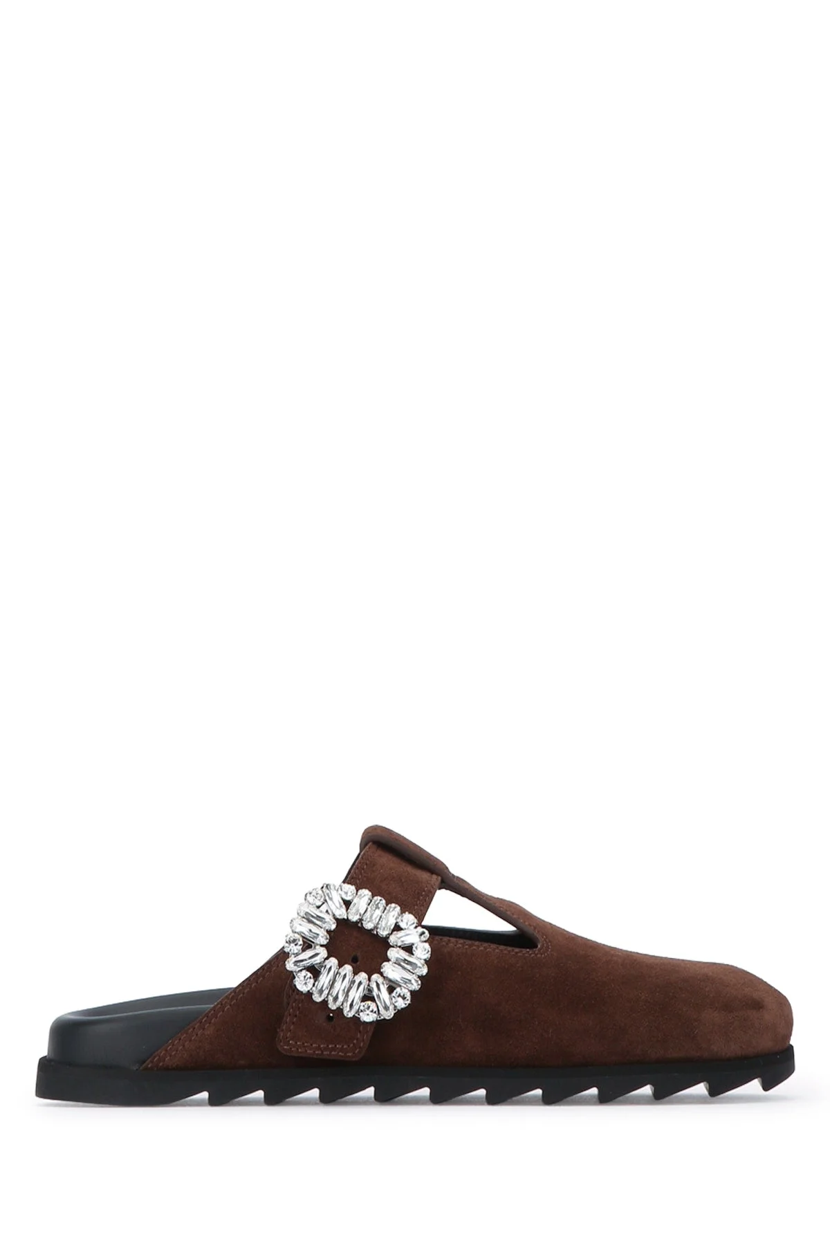 Roger Vivier Women Slidy Viv Closed T-Strap Mule - 1