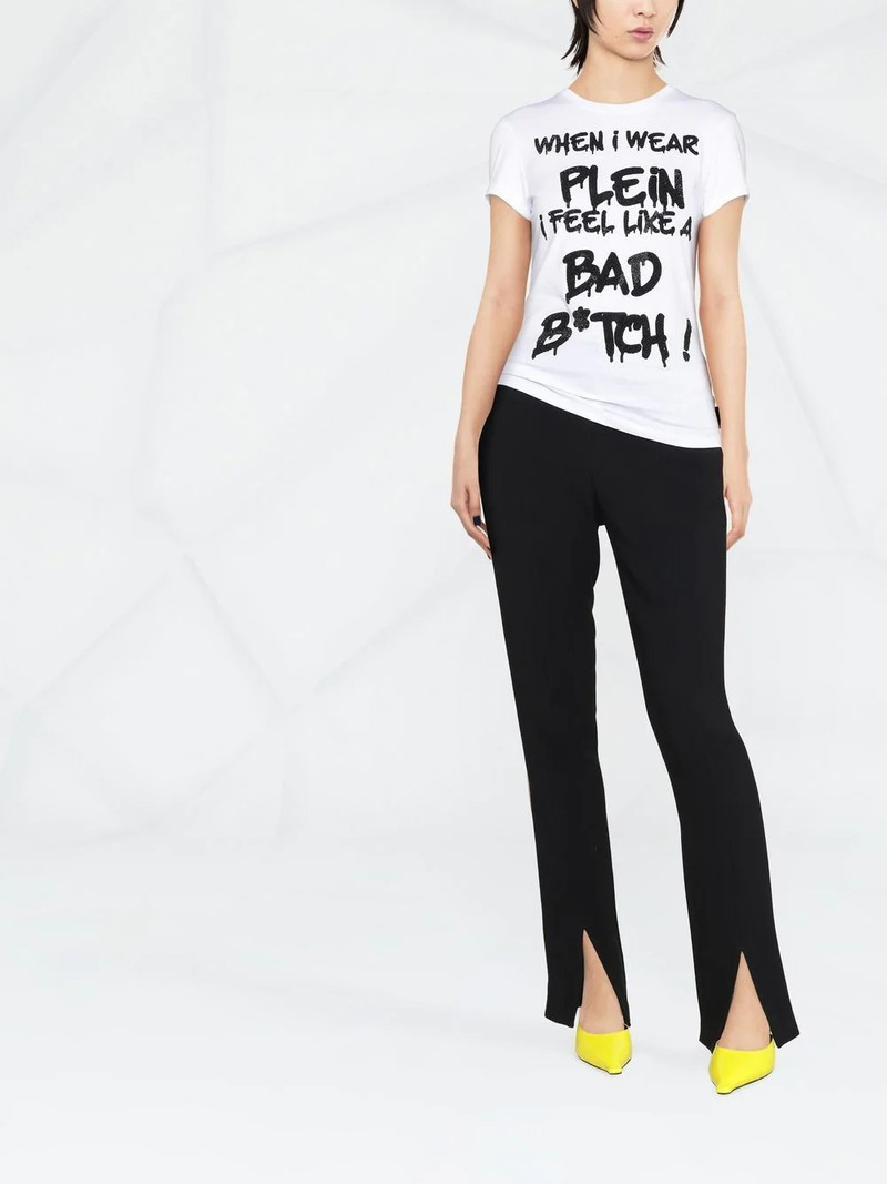 PHILIPP PLEIN Sexy Pure rhinestone-embellished T-shirt outlook