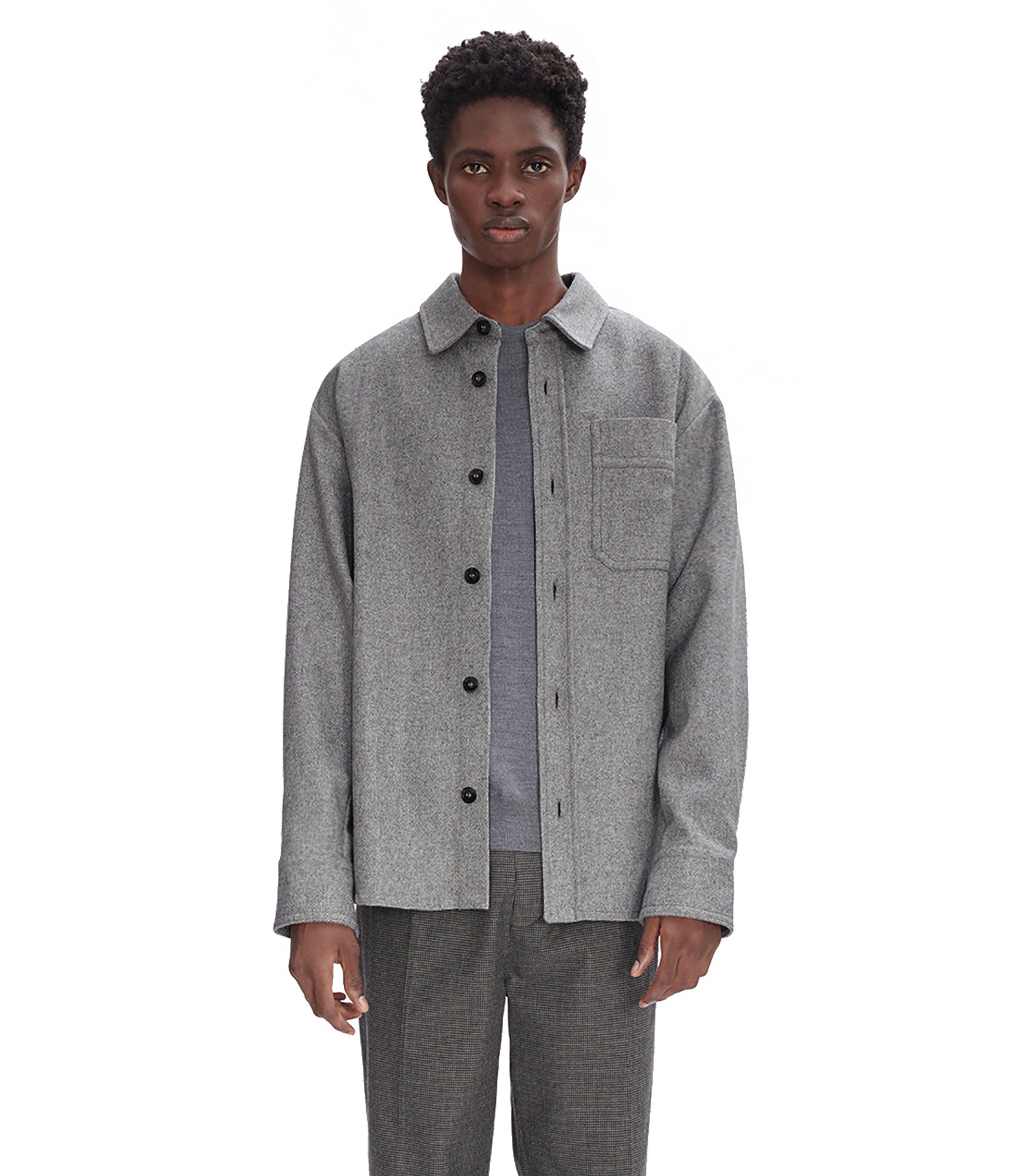 BASILE BRODÉE POITRINE OVERSHIRT - 2