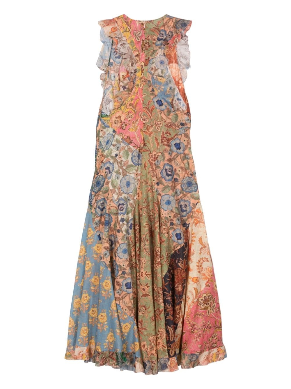 Junie floral-print cotton midi dress - 2