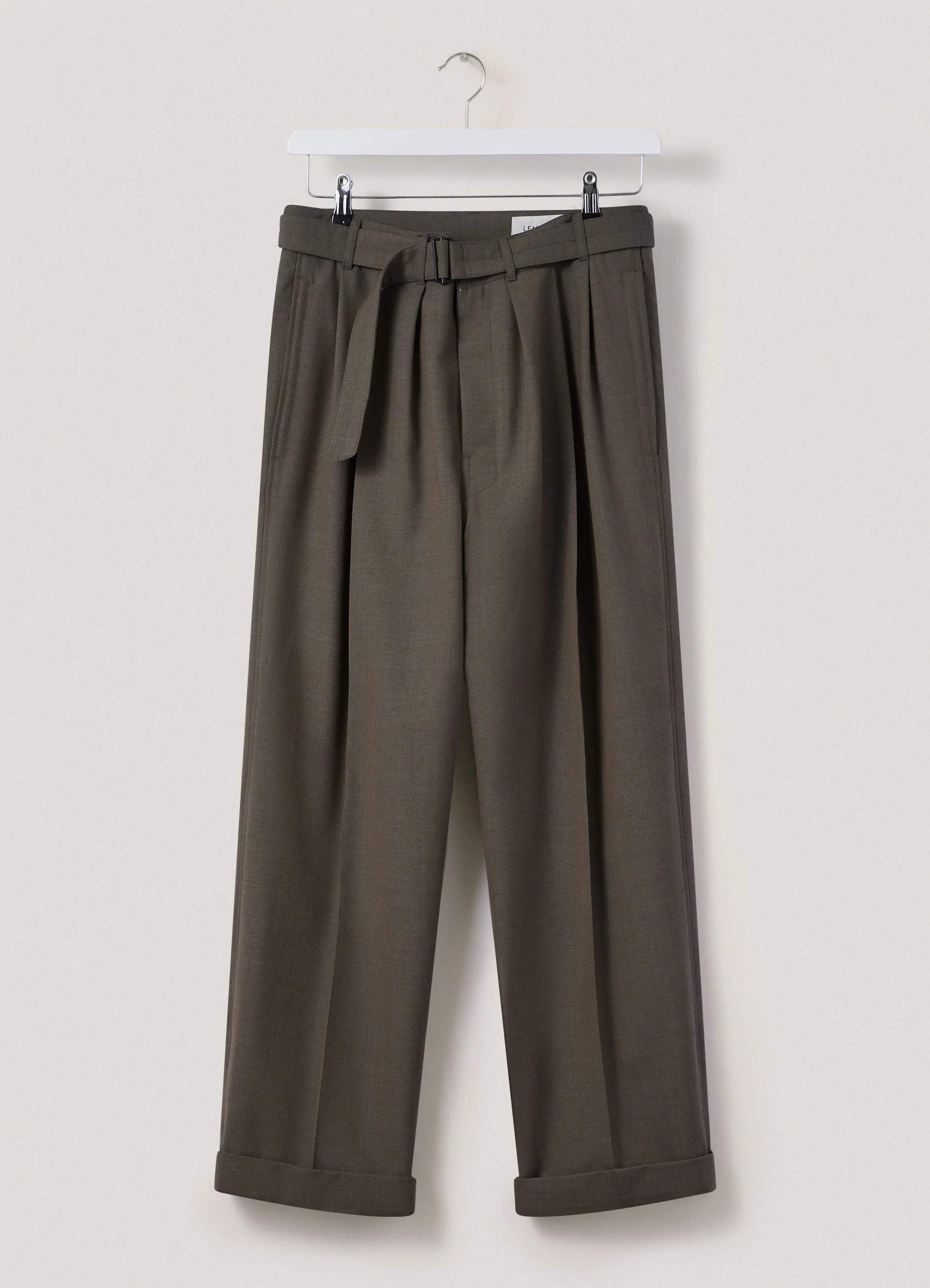 LOOSE PLEATED PANTS
TROPICAL POLY WOOL - 1